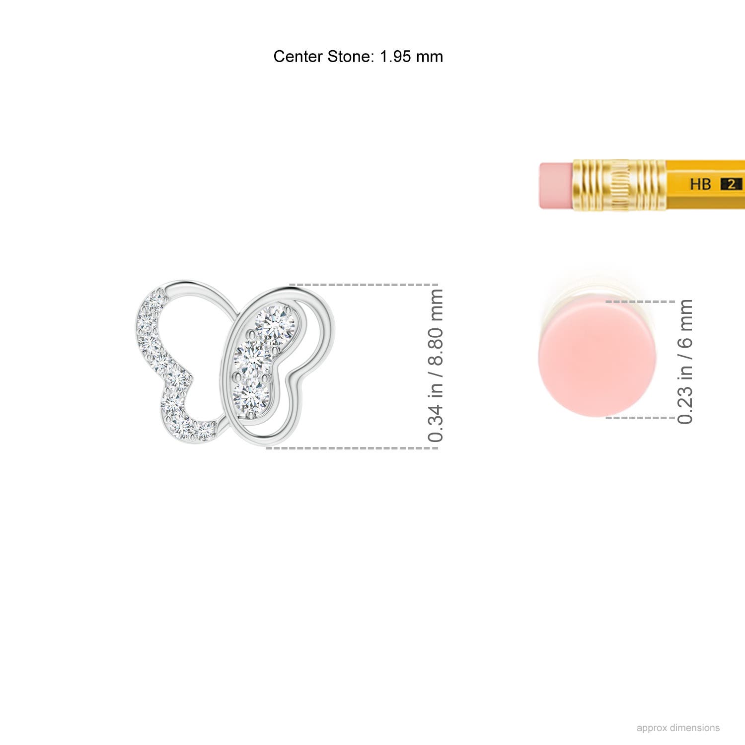 F-G, VS / 0.25 CT / 14 KT White Gold