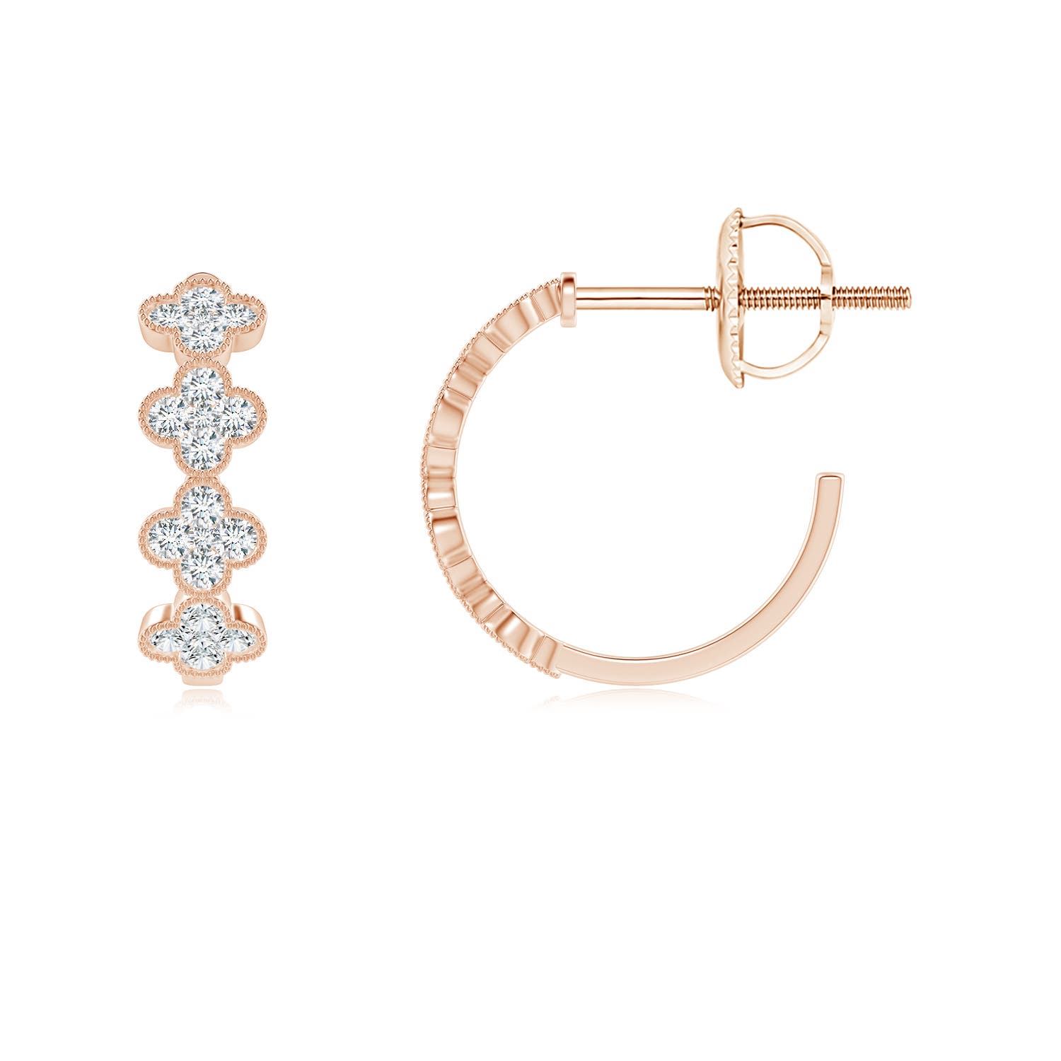 G, VS2 / 0.24 CT / 14 KT Rose Gold