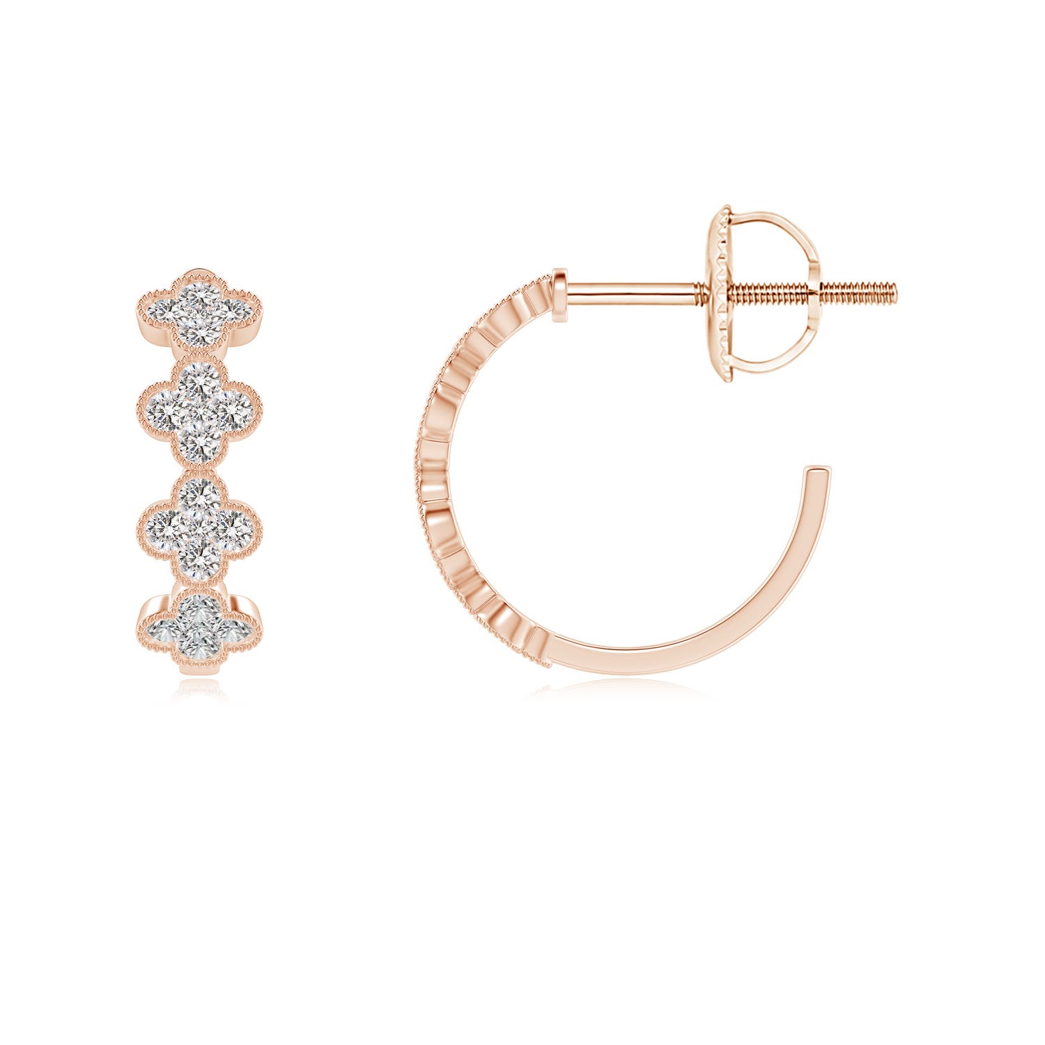 I-J, I1-I2 / 0.24 CT / 14 KT Rose Gold