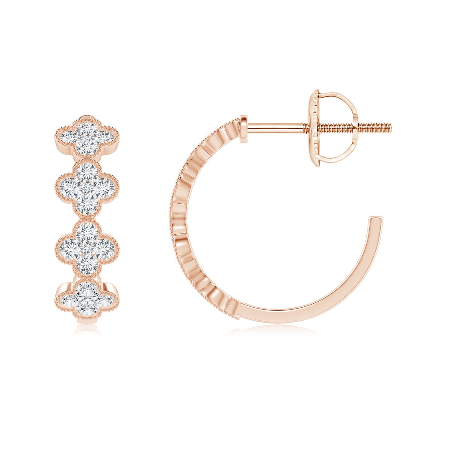 G, VS2 / 0.38 CT / 14 KT Rose Gold