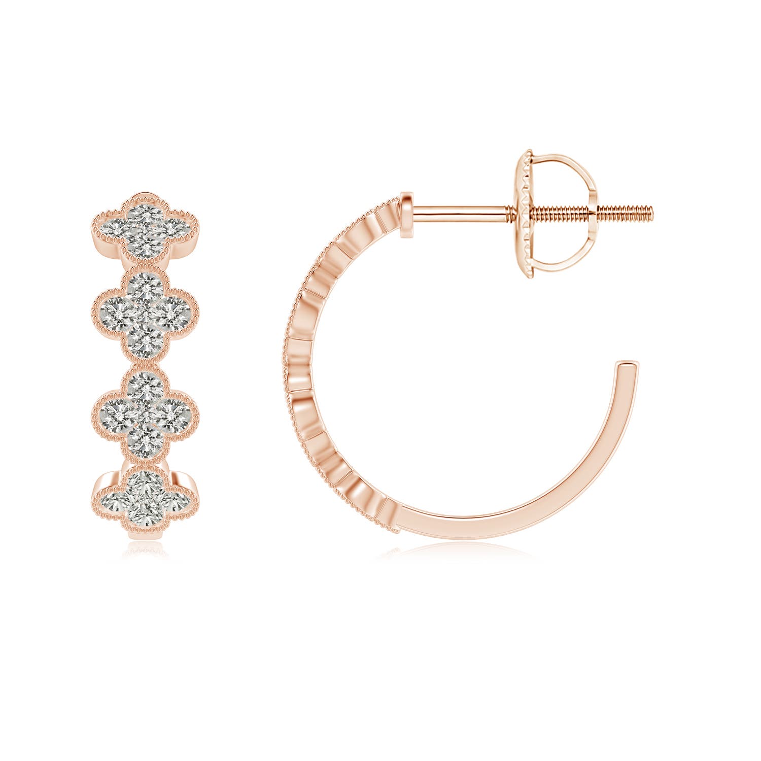 K, I3 / 0.38 CT / 14 KT Rose Gold