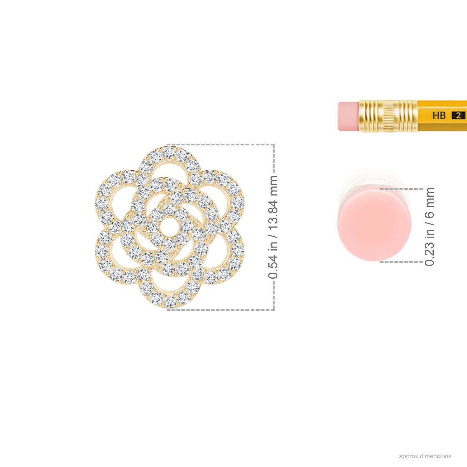 G, VS2 / 0.66 CT / 14 KT Yellow Gold