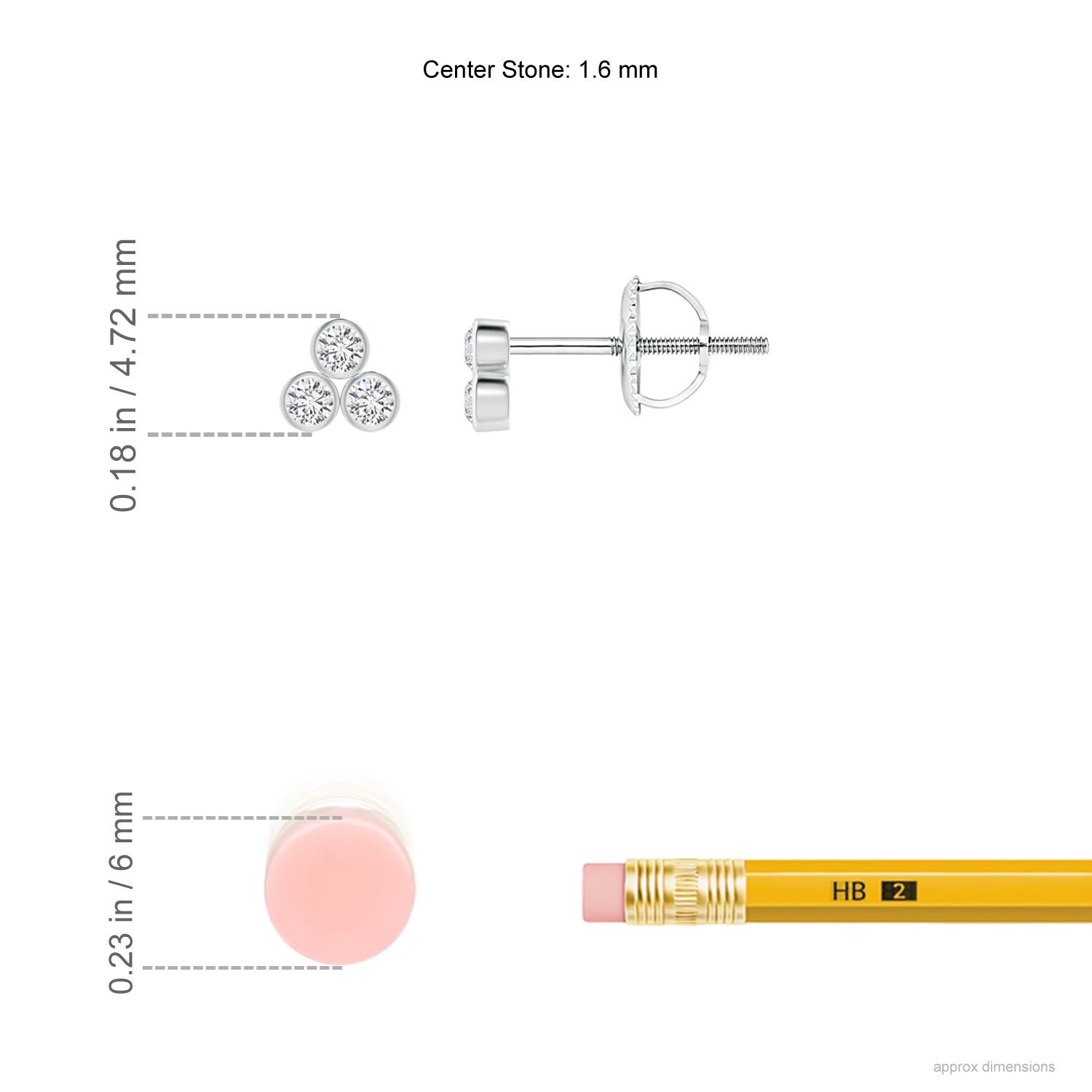 H, SI2 / 0.11 CT / 14 KT White Gold