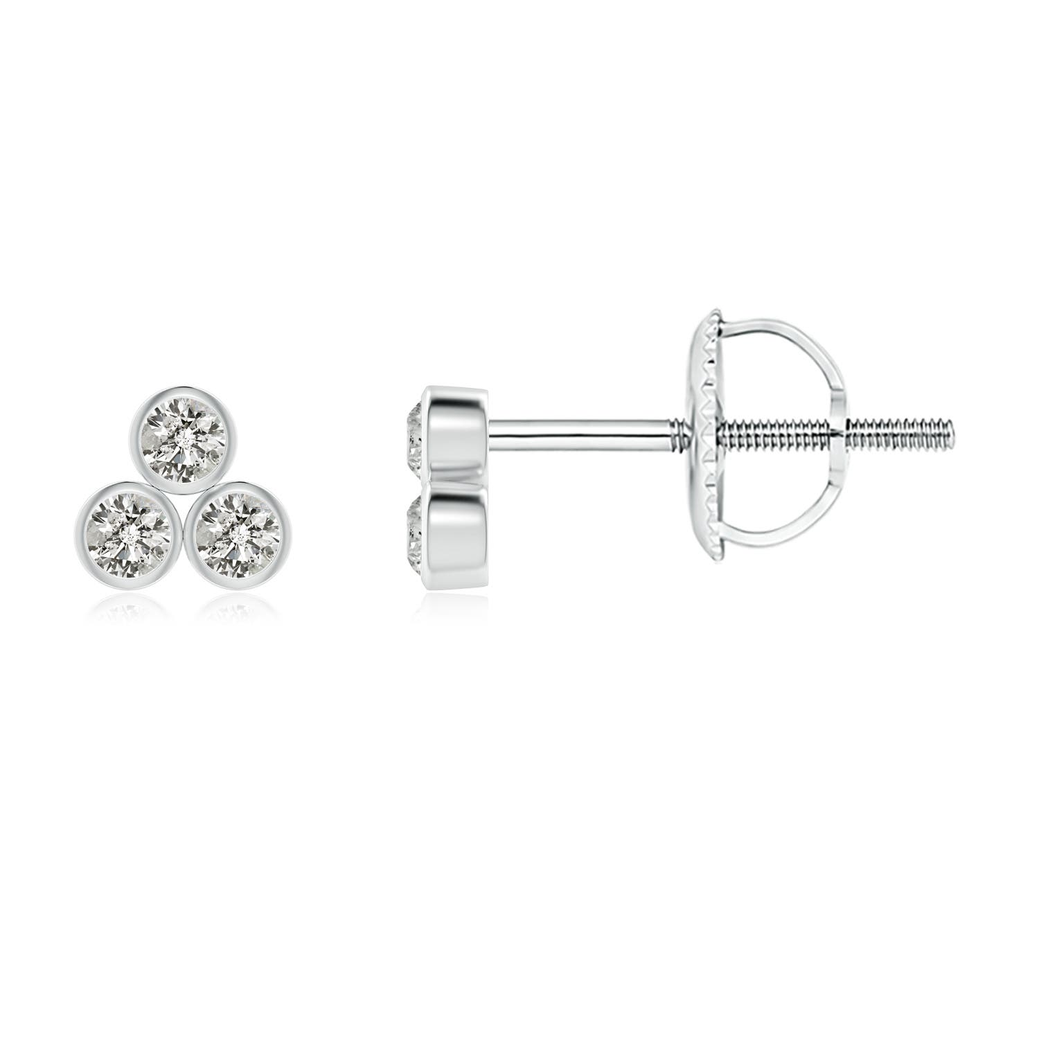 K, I3 / 0.11 CT / 14 KT White Gold