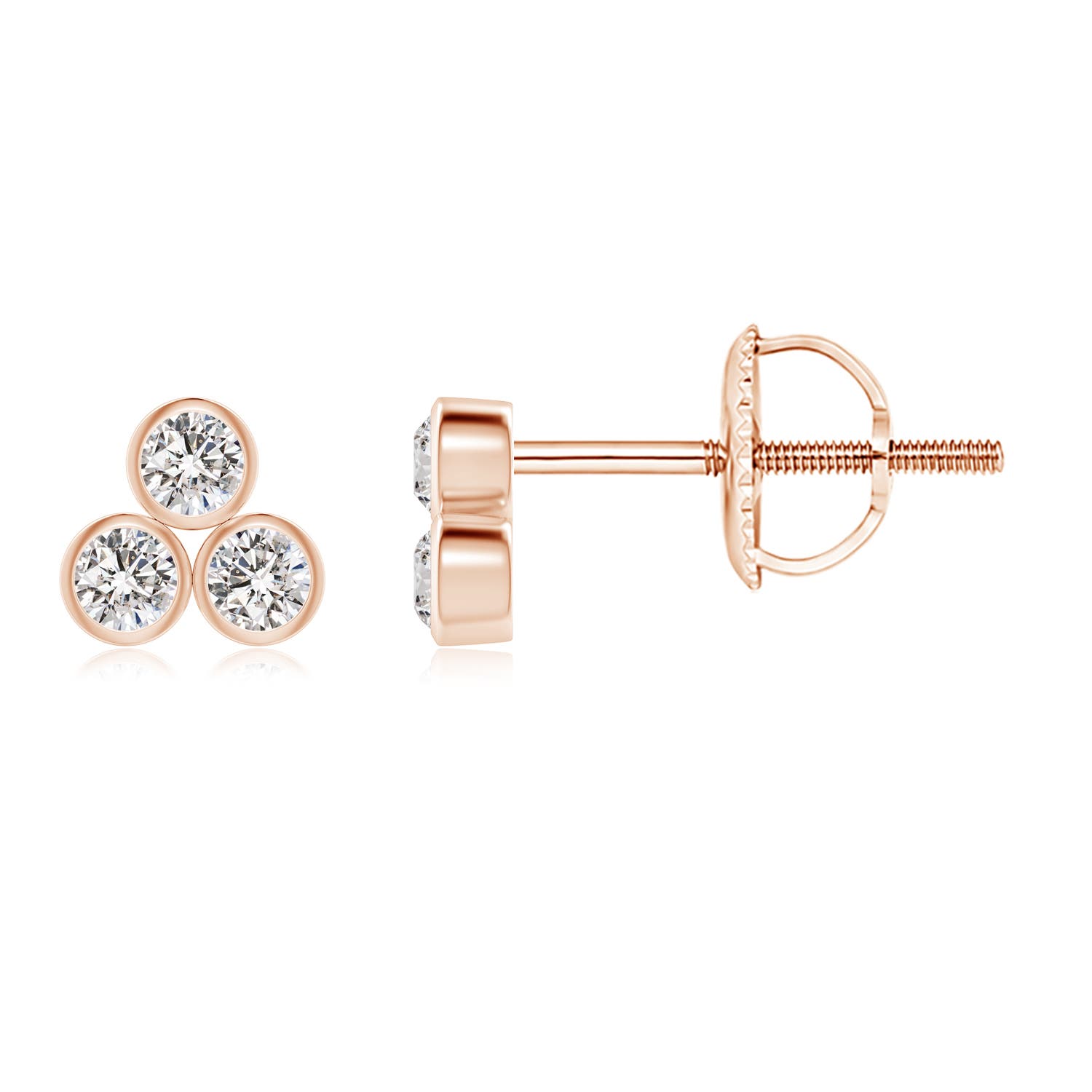 I-J, I1-I2 / 0.16 CT / 14 KT Rose Gold