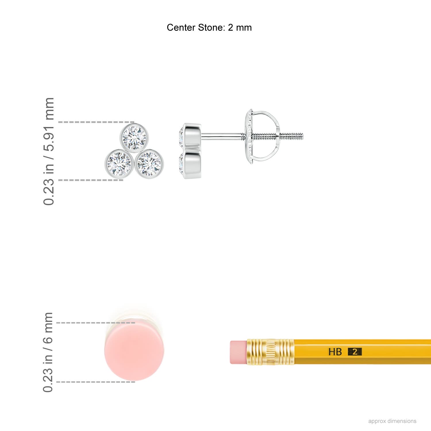 F-G, VS / 0.21 CT / 14 KT White Gold