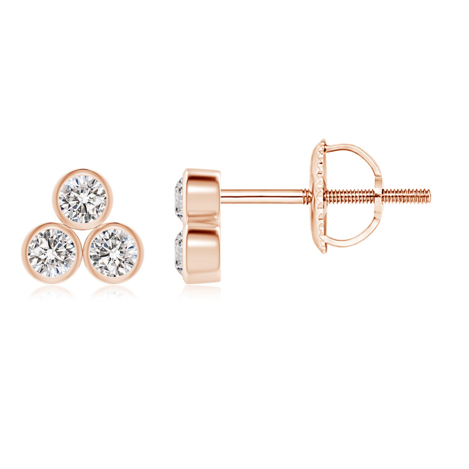 I-J, I1-I2 / 0.21 CT / 14 KT Rose Gold