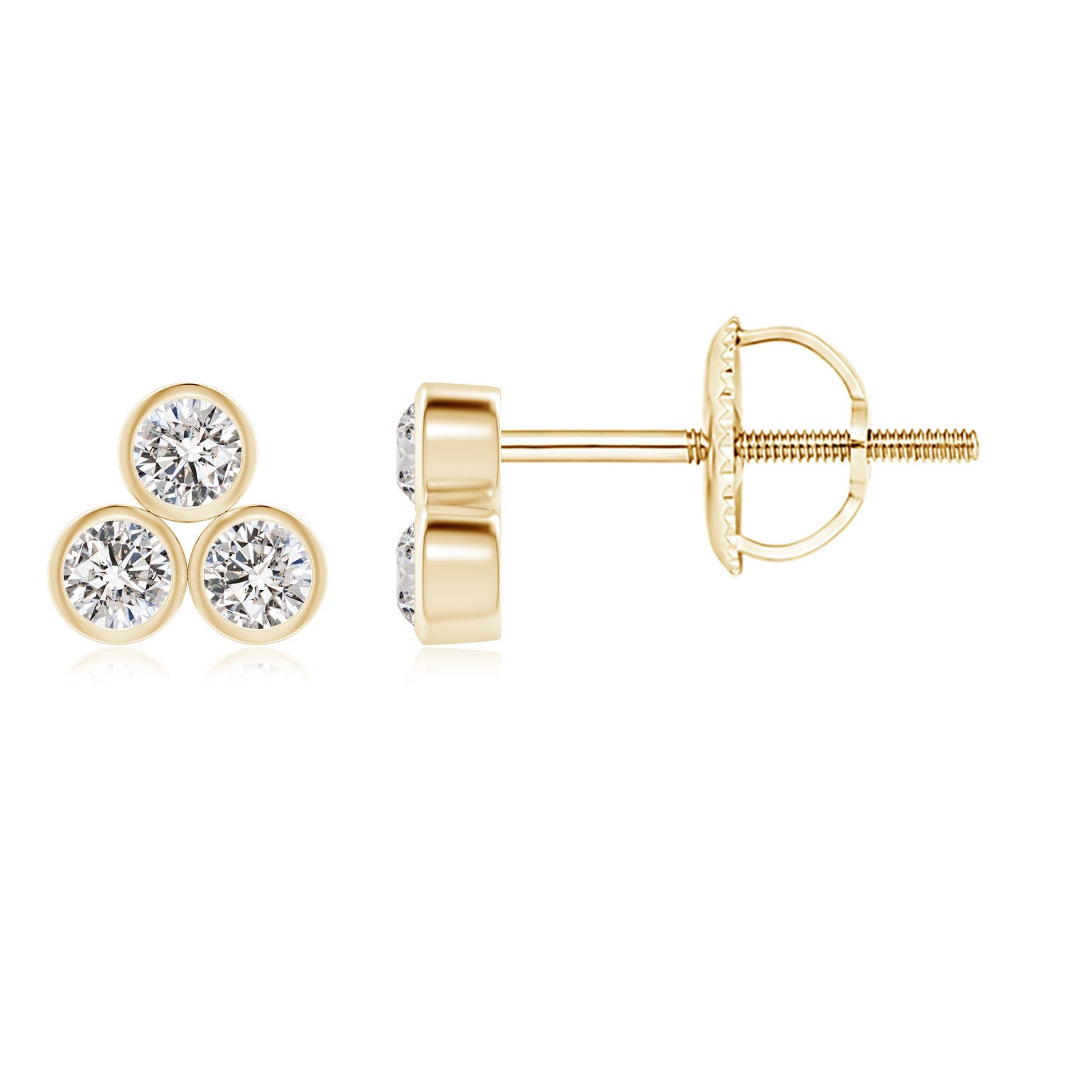 I-J, I1-I2 / 0.21 CT / 14 KT Yellow Gold