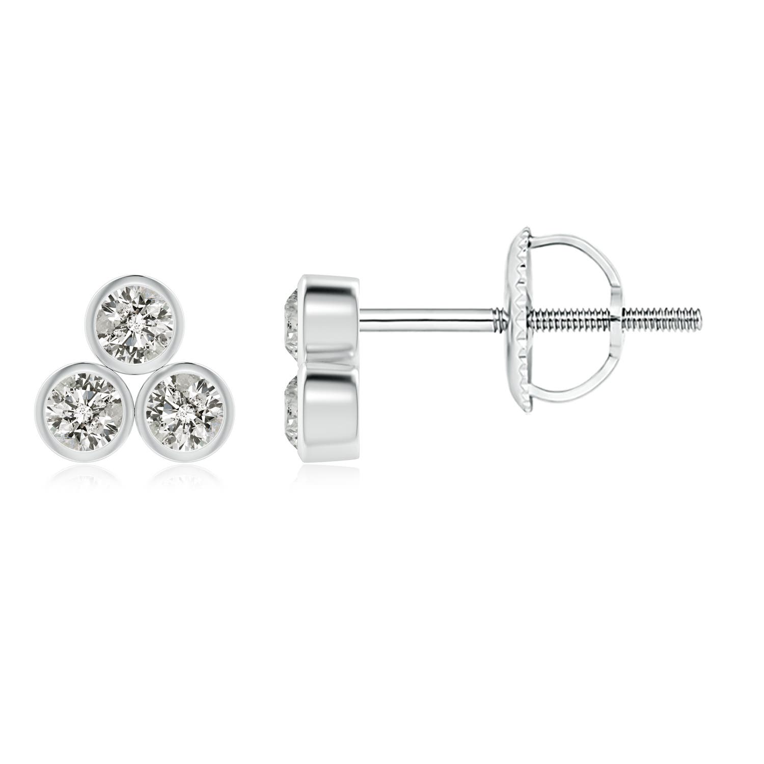 K, I3 / 0.21 CT / 14 KT White Gold