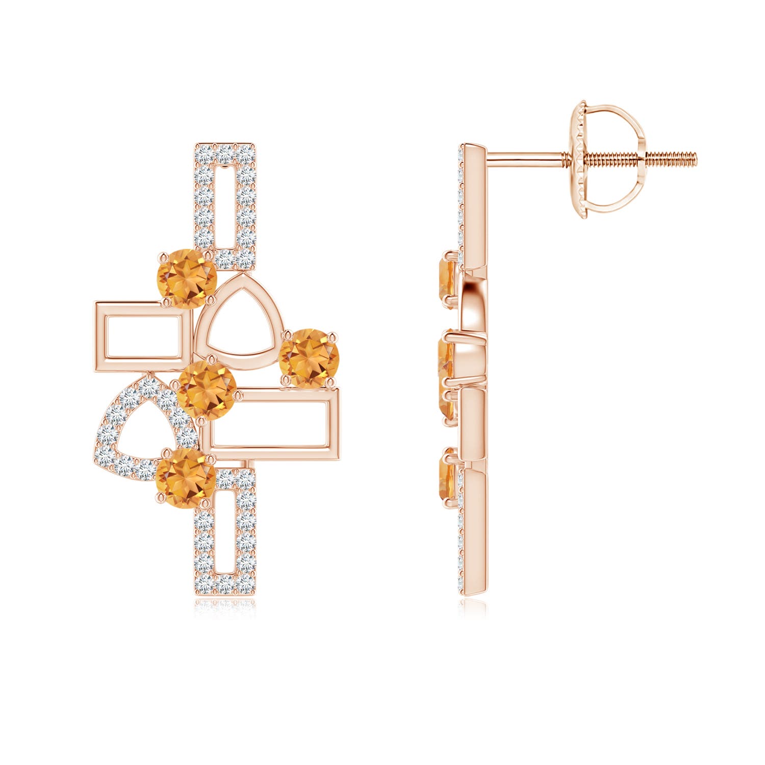 AAA - Citrine / 1.15 CT / 14 KT Rose Gold