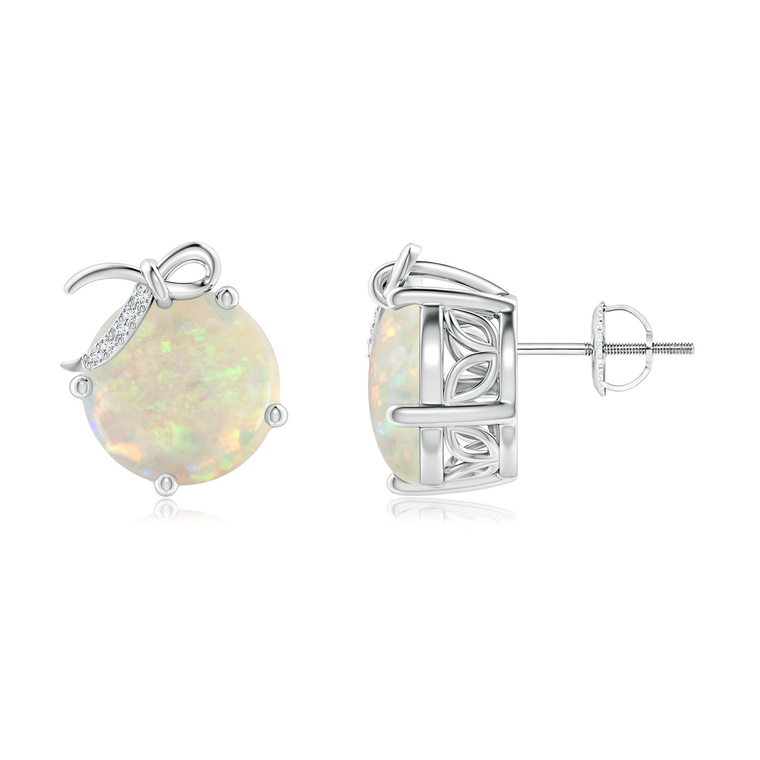 AAA - Opal / 3.83 CT / 14 KT White Gold