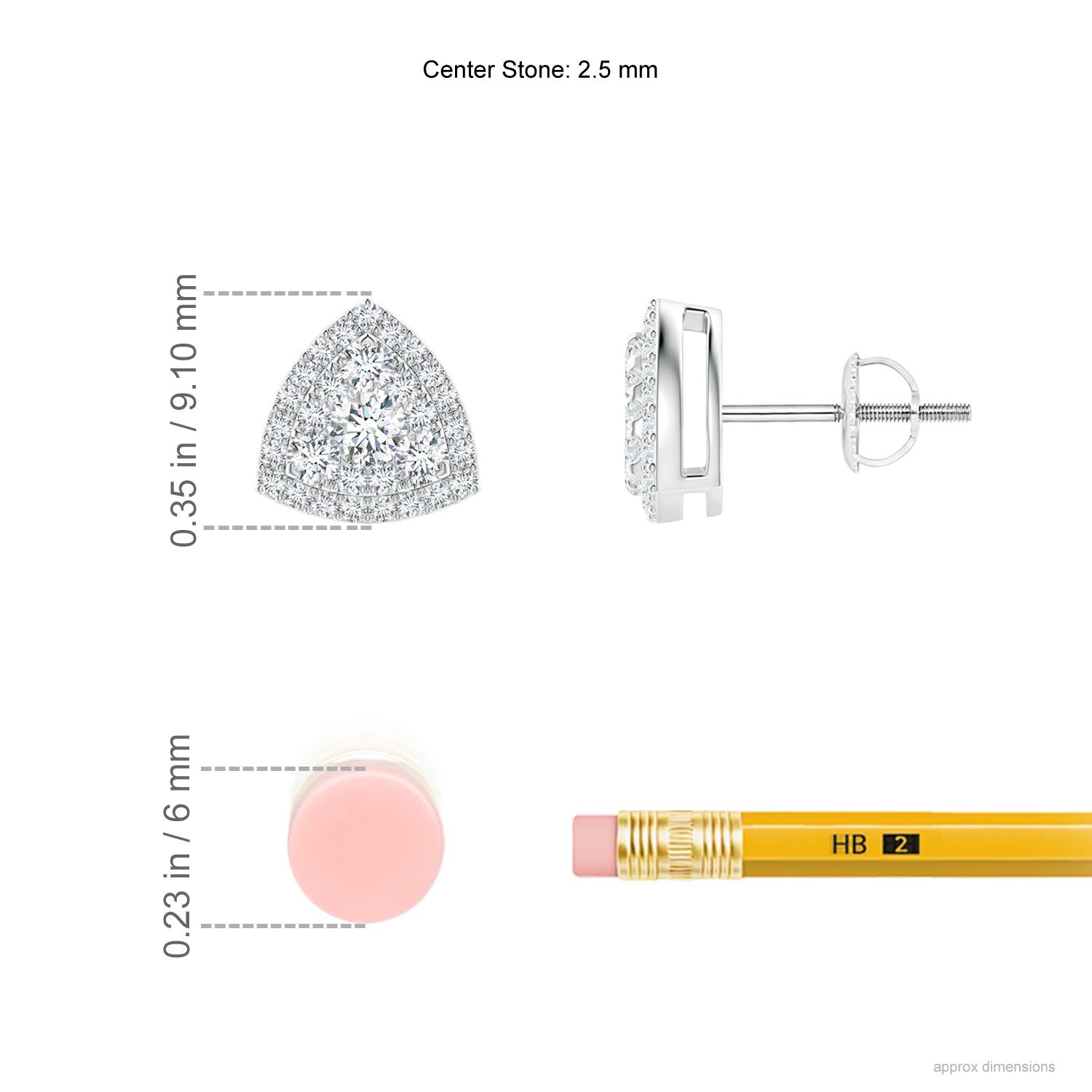 G, VS2 / 0.49 CT / 14 KT White Gold