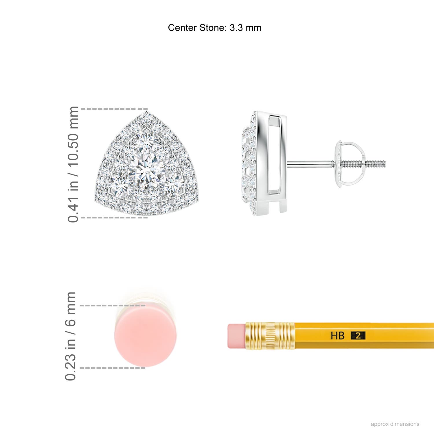 G, VS2 / 0.98 CT / 14 KT White Gold