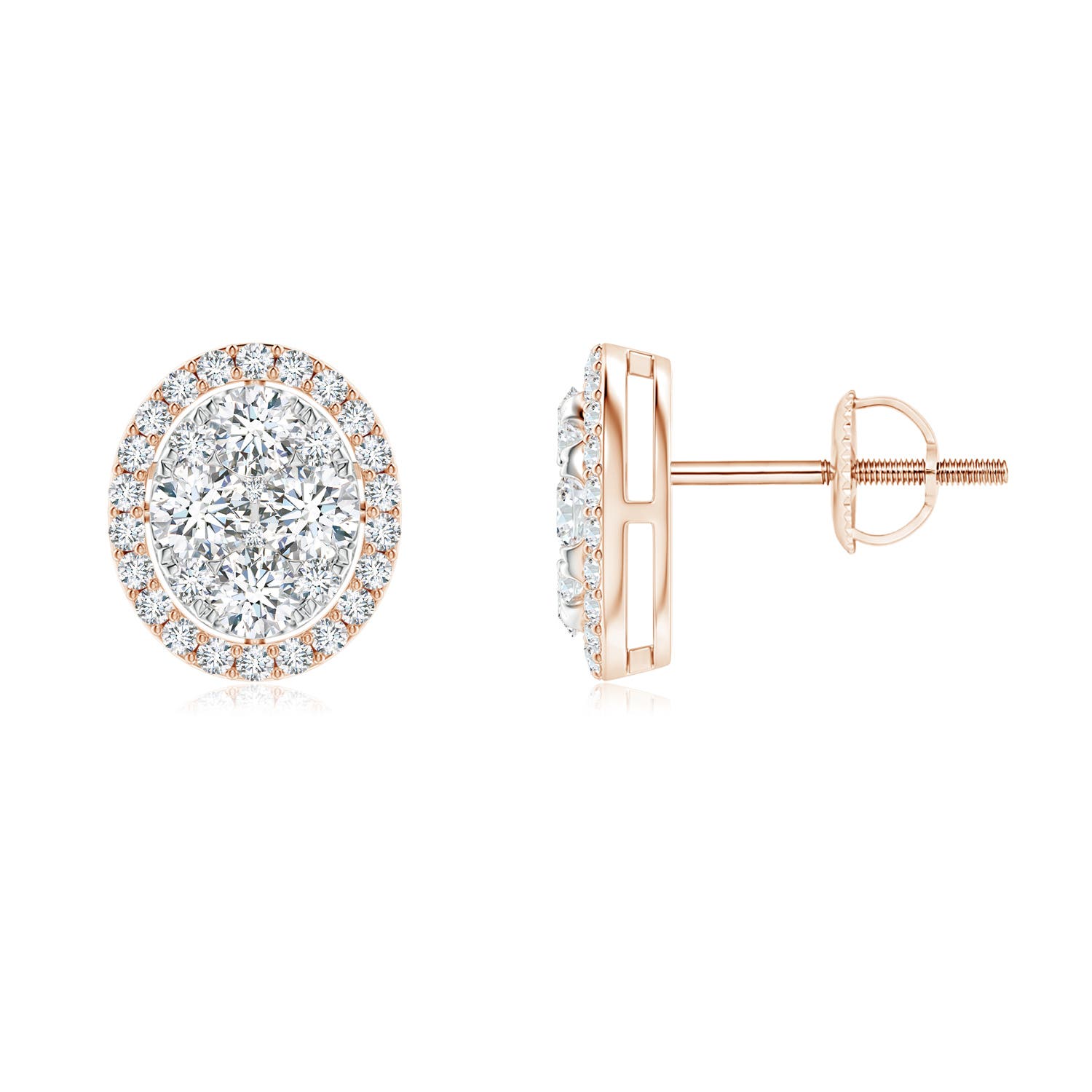 G, VS2 / 1.03 CT / 14 KT Rose Gold