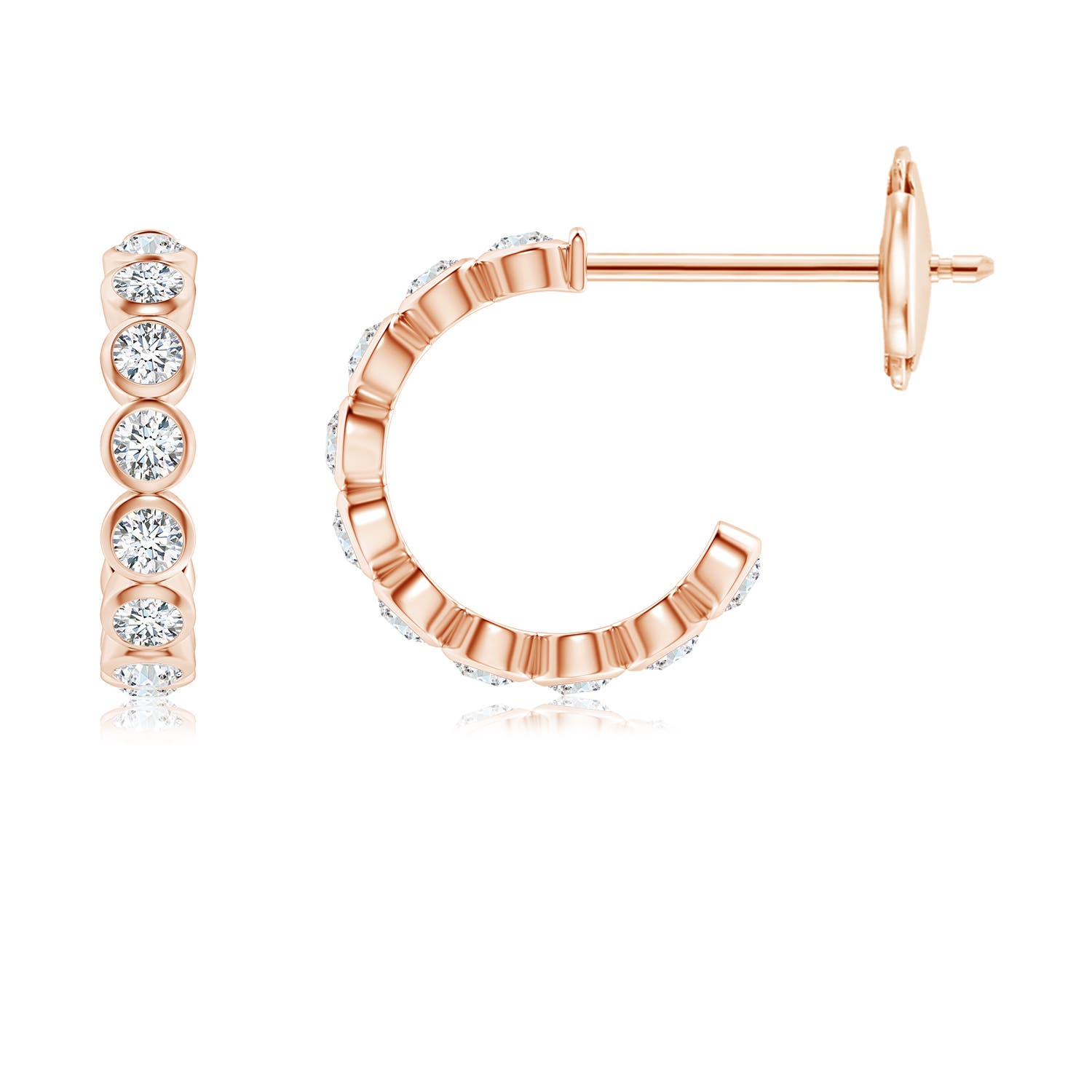 G, VS2 / 0.5 CT / 14 KT Rose Gold