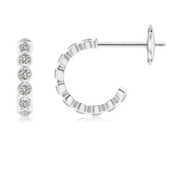 Classic White Gold Diamond Earrings