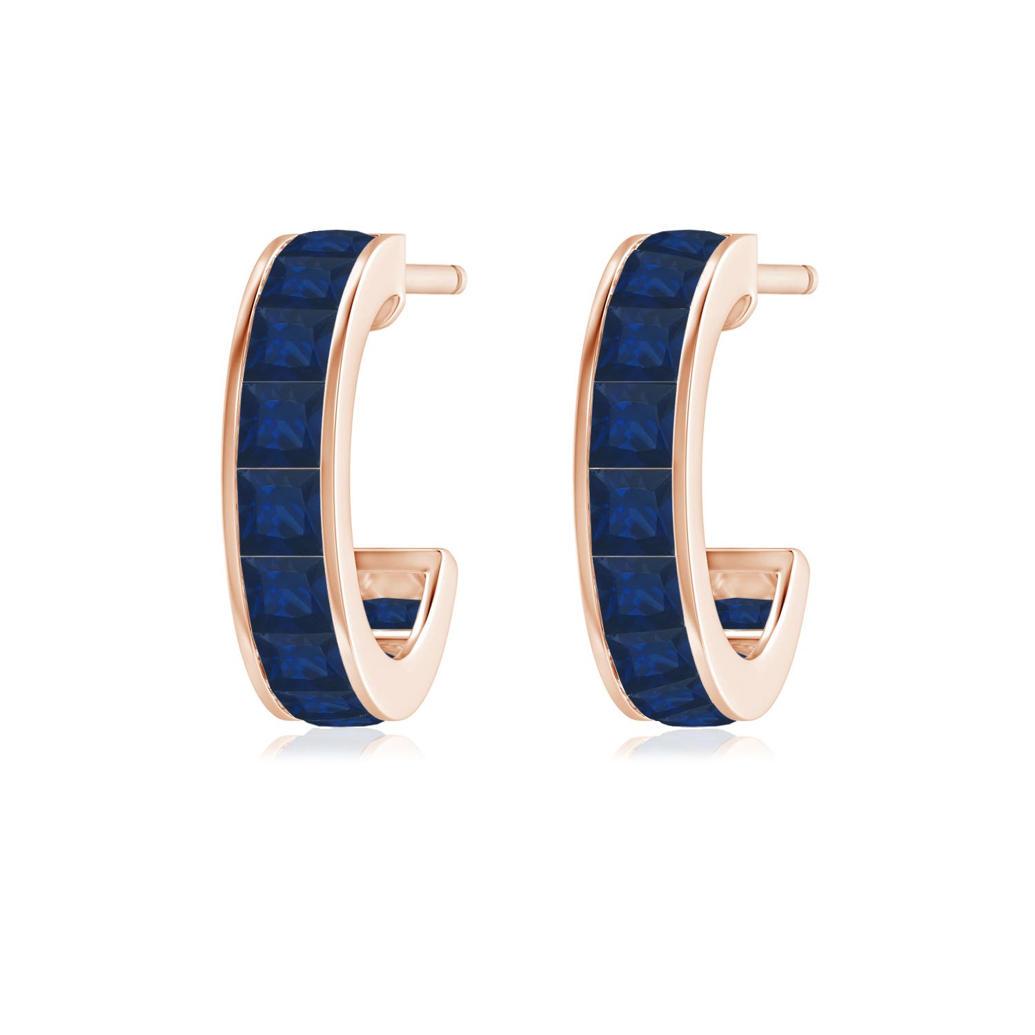 AA - Blue Sapphire / 1.21 CT / 14 KT Rose Gold