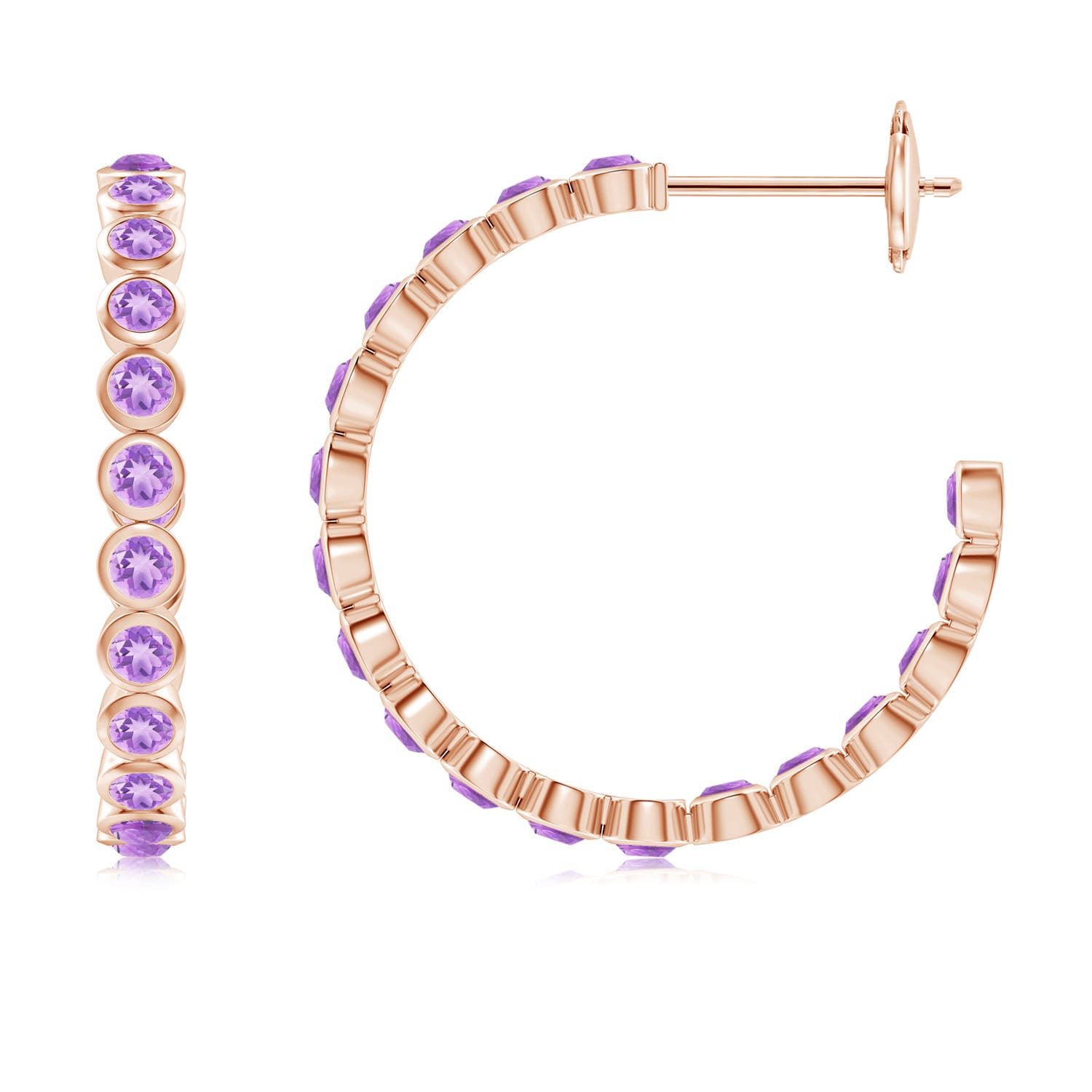 AA - Amethyst / 1.08 CT / 14 KT Rose Gold