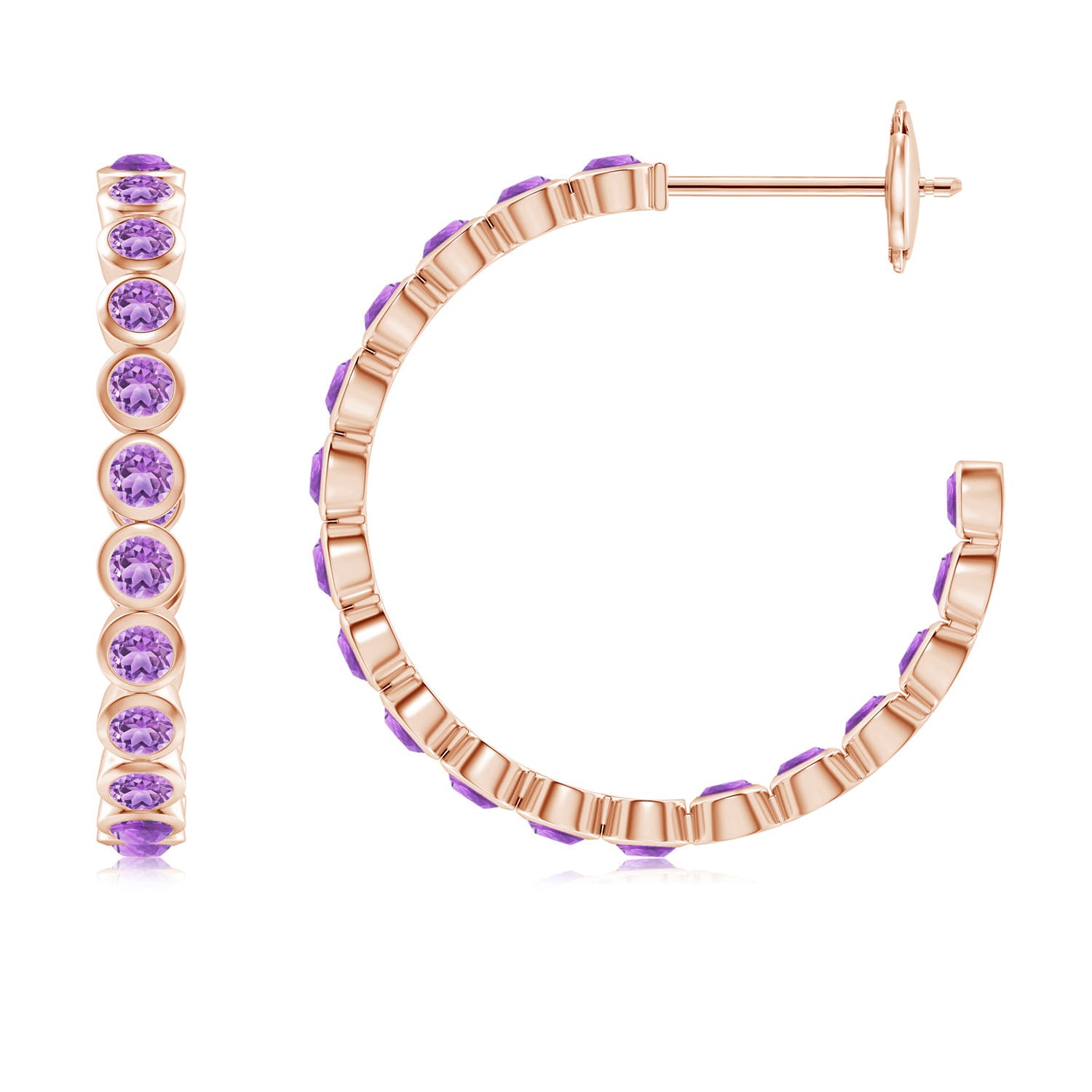 AAA - Amethyst / 1.08 CT / 14 KT Rose Gold