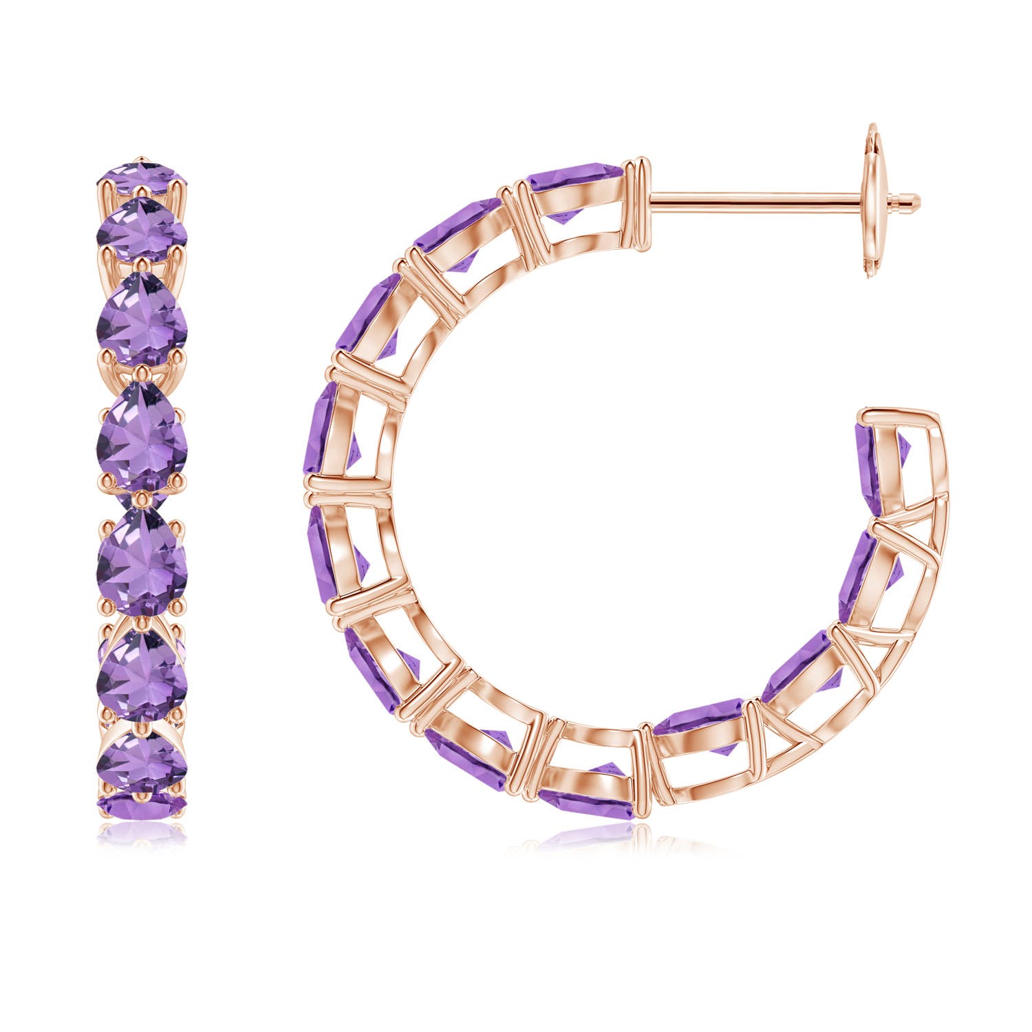 A - Amethyst / 3.12 CT / 14 KT Rose Gold