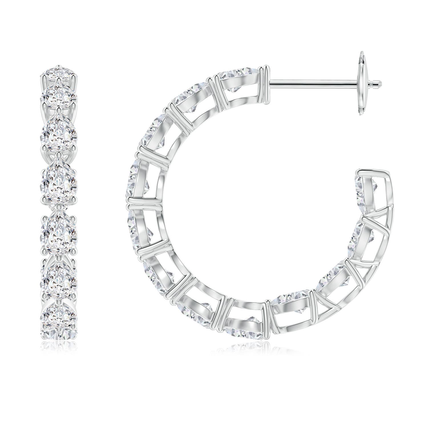 H, SI2 / 3.6 CT / 14 KT White Gold