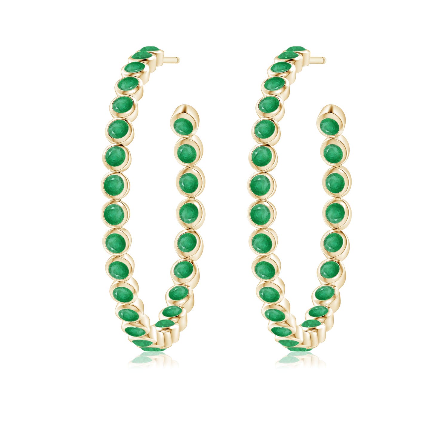 A - Emerald / 2.29 CT / 14 KT Yellow Gold