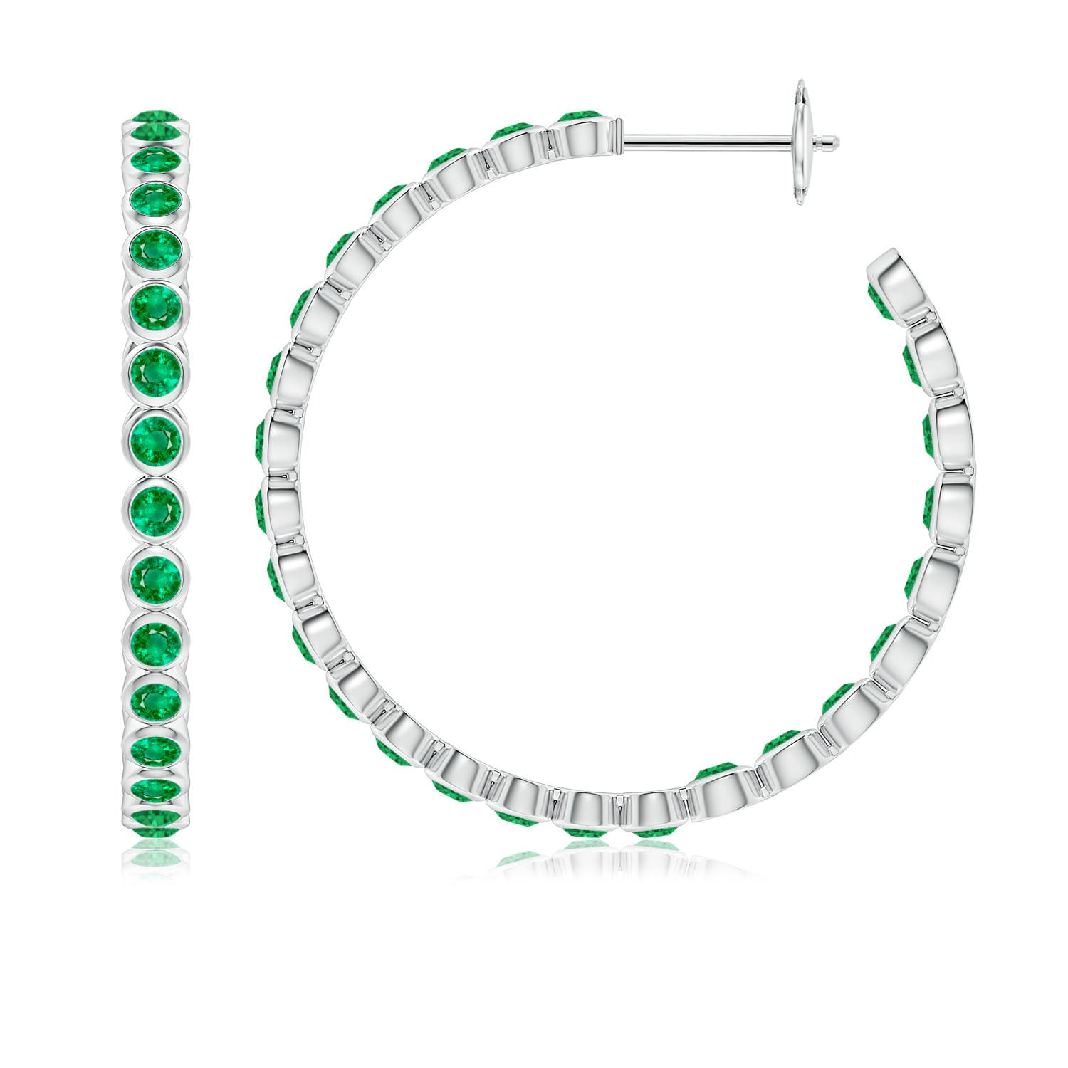 AAA - Emerald / 2.29 CT / 14 KT White Gold