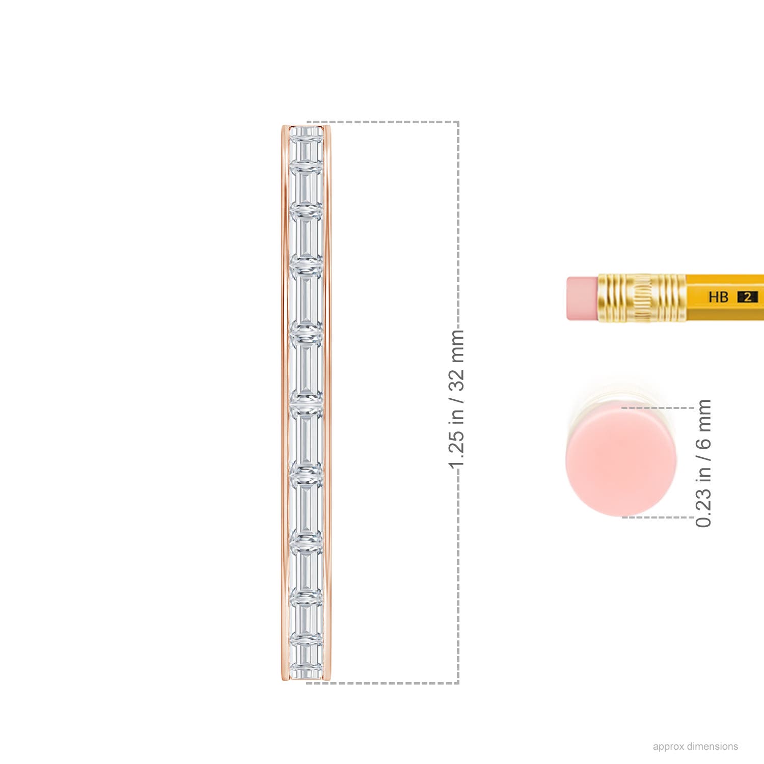 G, VS2 / 3.96 CT / 14 KT Rose Gold