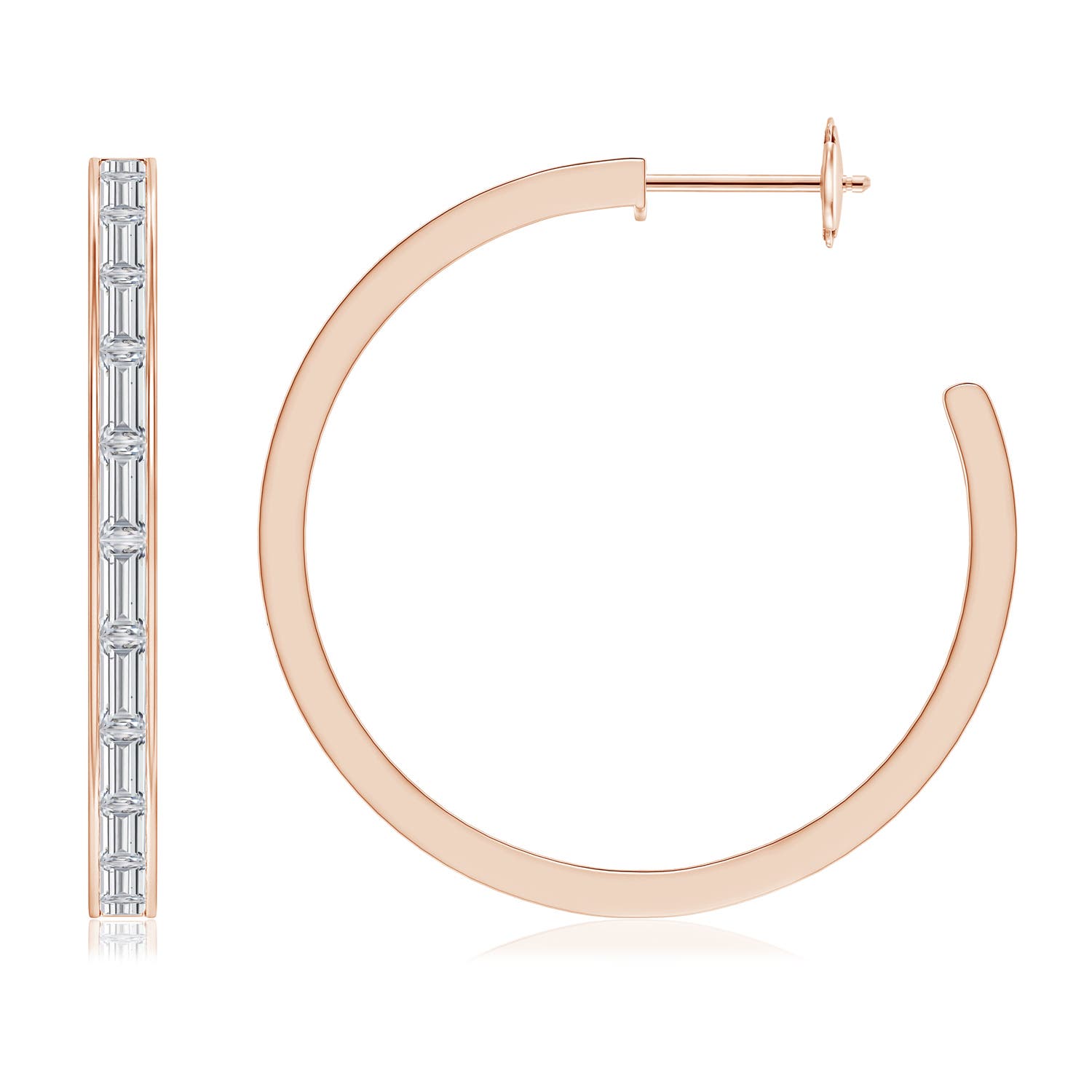 H, SI2 / 3.96 CT / 14 KT Rose Gold