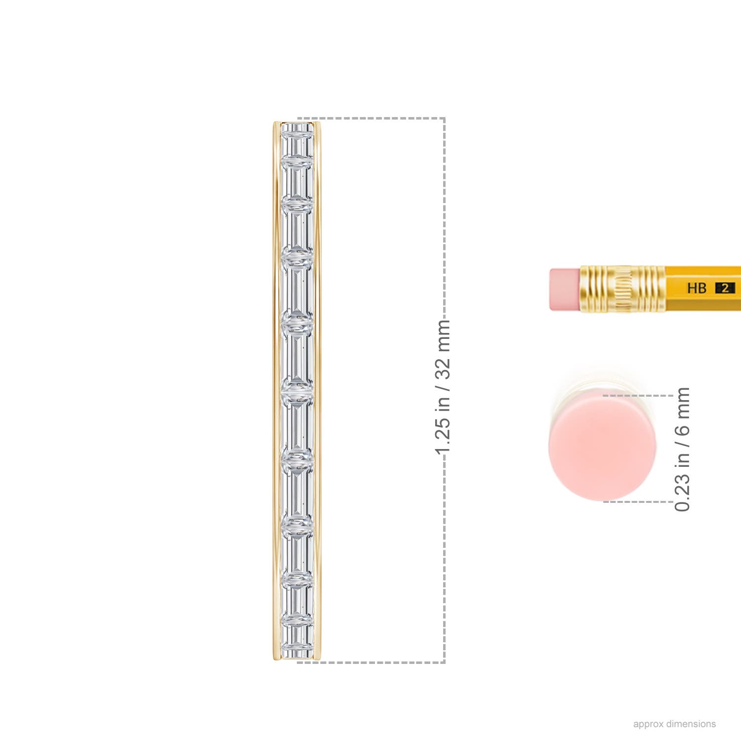 H, SI2 / 3.96 CT / 14 KT Yellow Gold