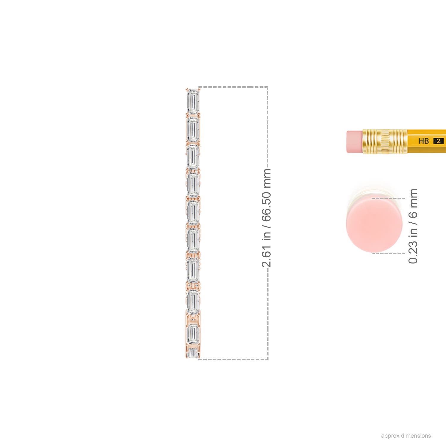 I-J, I1-I2 / 2.38 CT / 14 KT Rose Gold