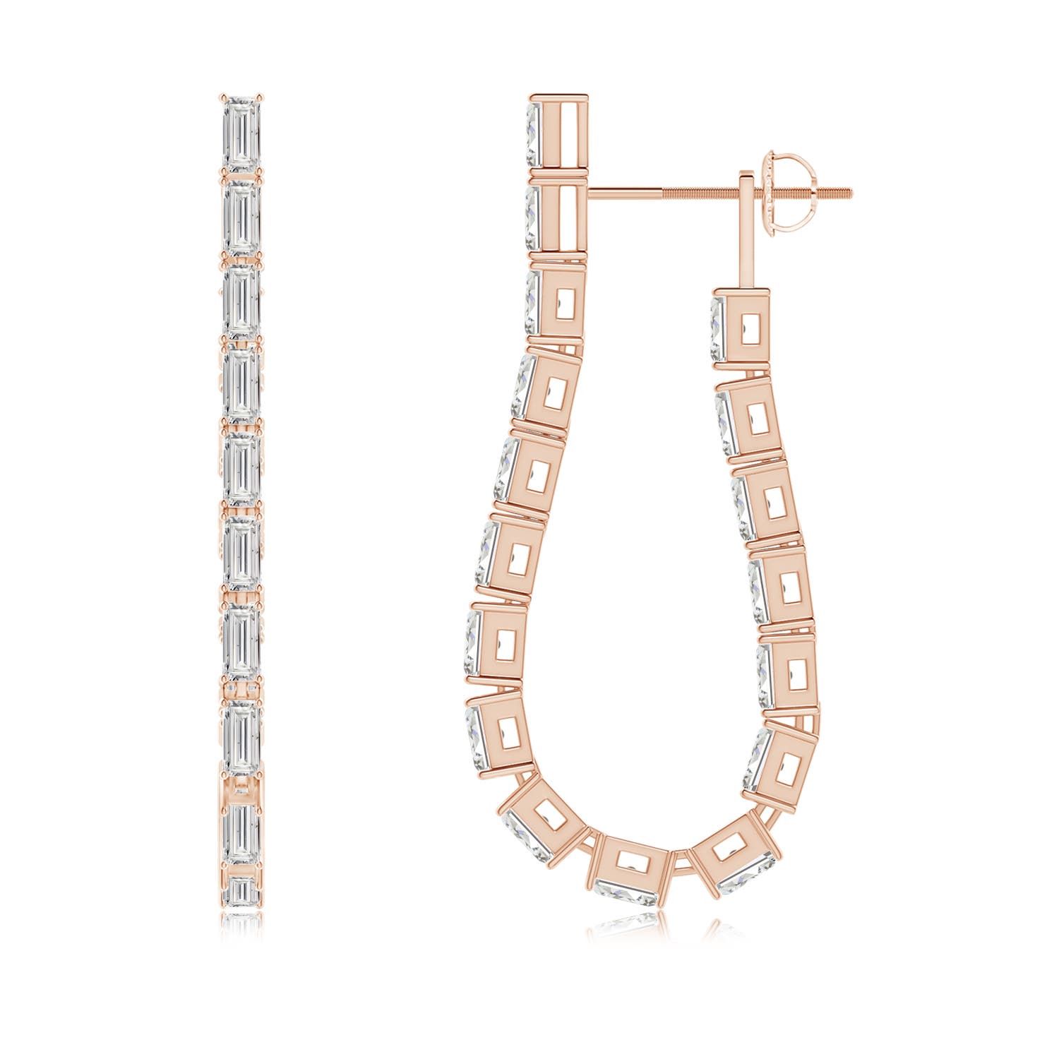 I-J, I1-I2 / 3.74 CT / 14 KT Rose Gold