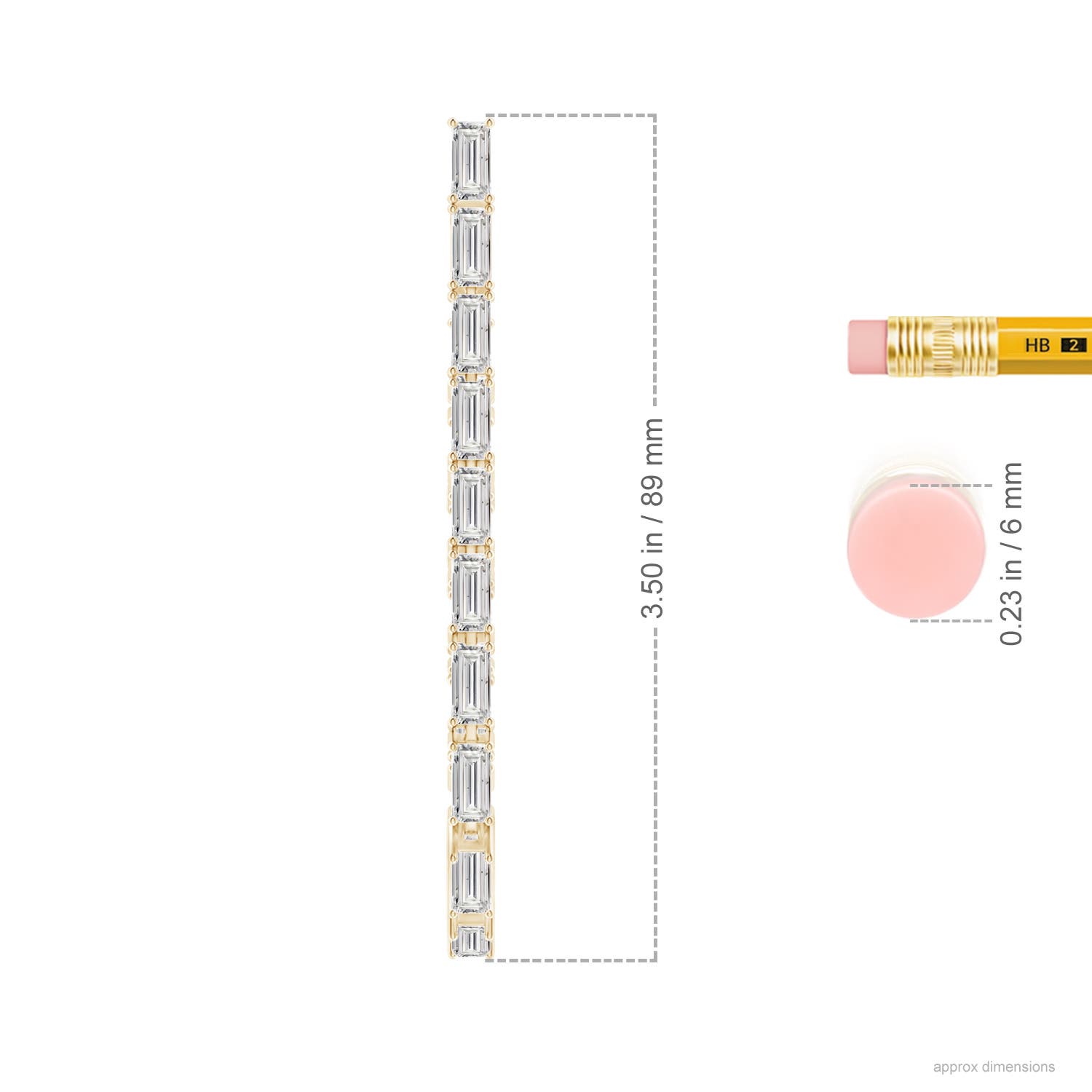 I-J, I1-I2 / 3.74 CT / 14 KT Yellow Gold