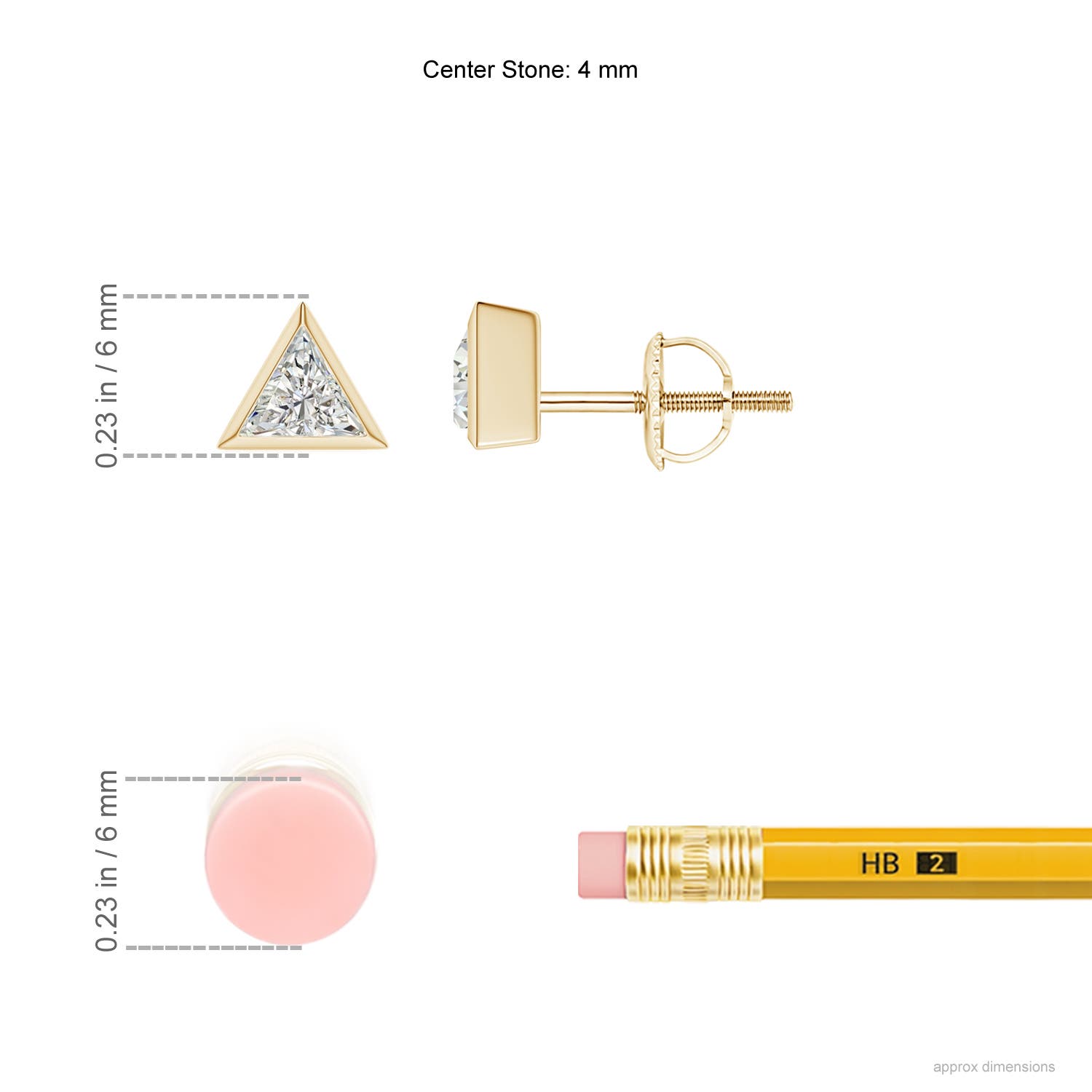 I-J, I1-I2 / 0.42 CT / 14 KT Yellow Gold