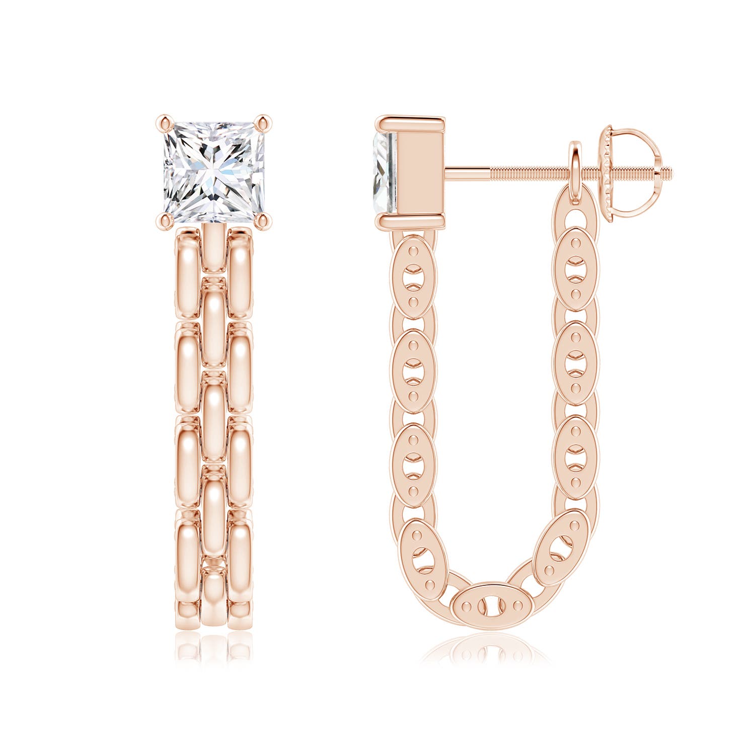 F-G, VS / 1.04 CT / 14 KT Rose Gold