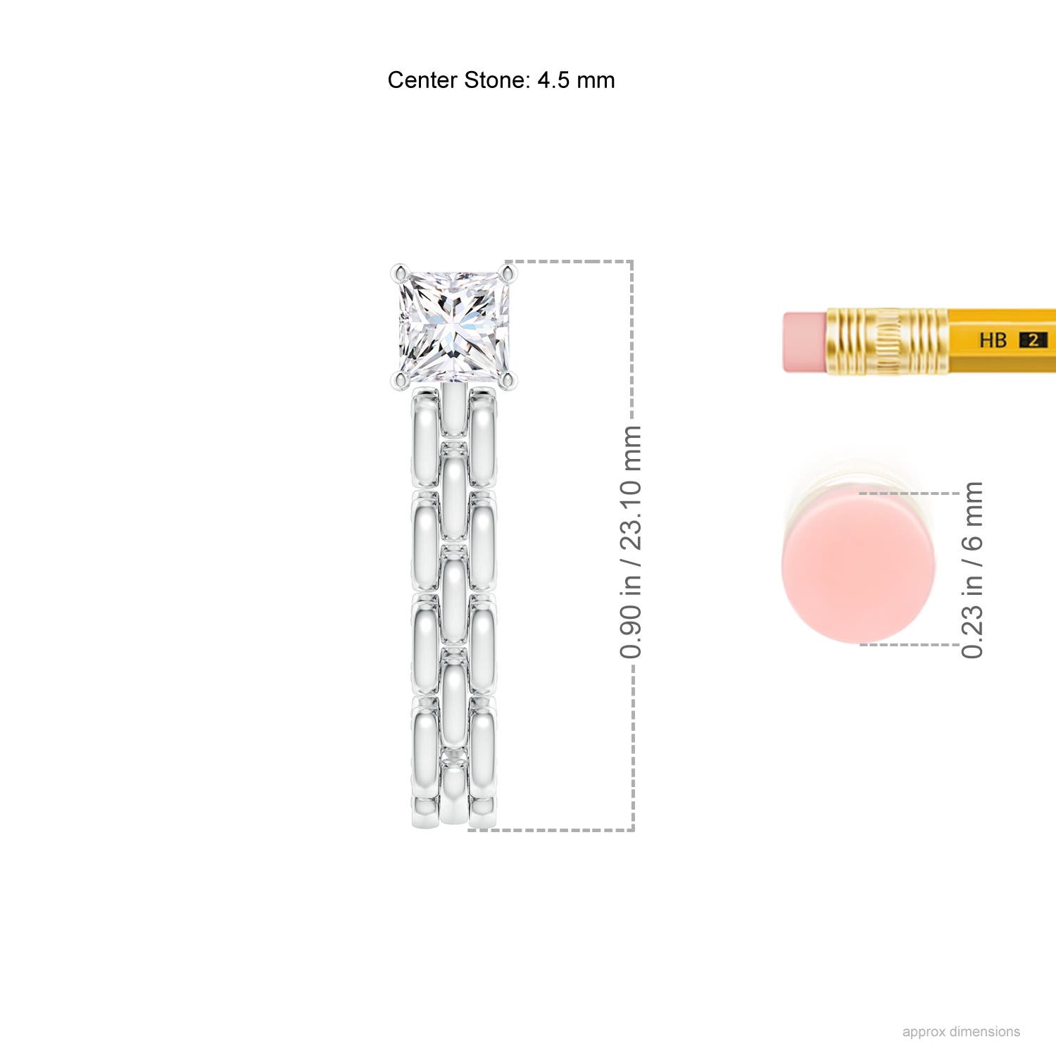 F-G, VS / 1.04 CT / 14 KT White Gold