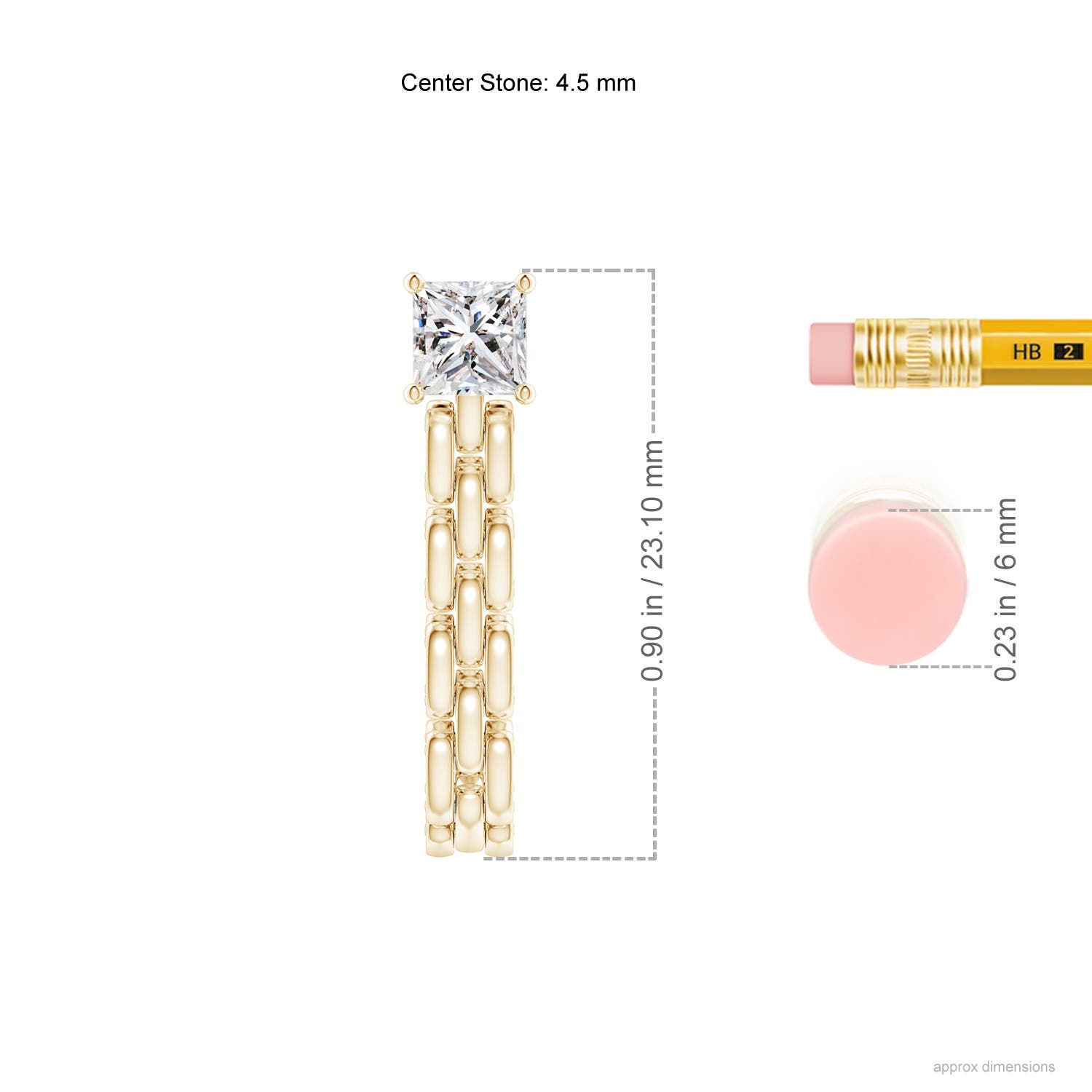 I-J, I1-I2 / 1.04 CT / 14 KT Yellow Gold