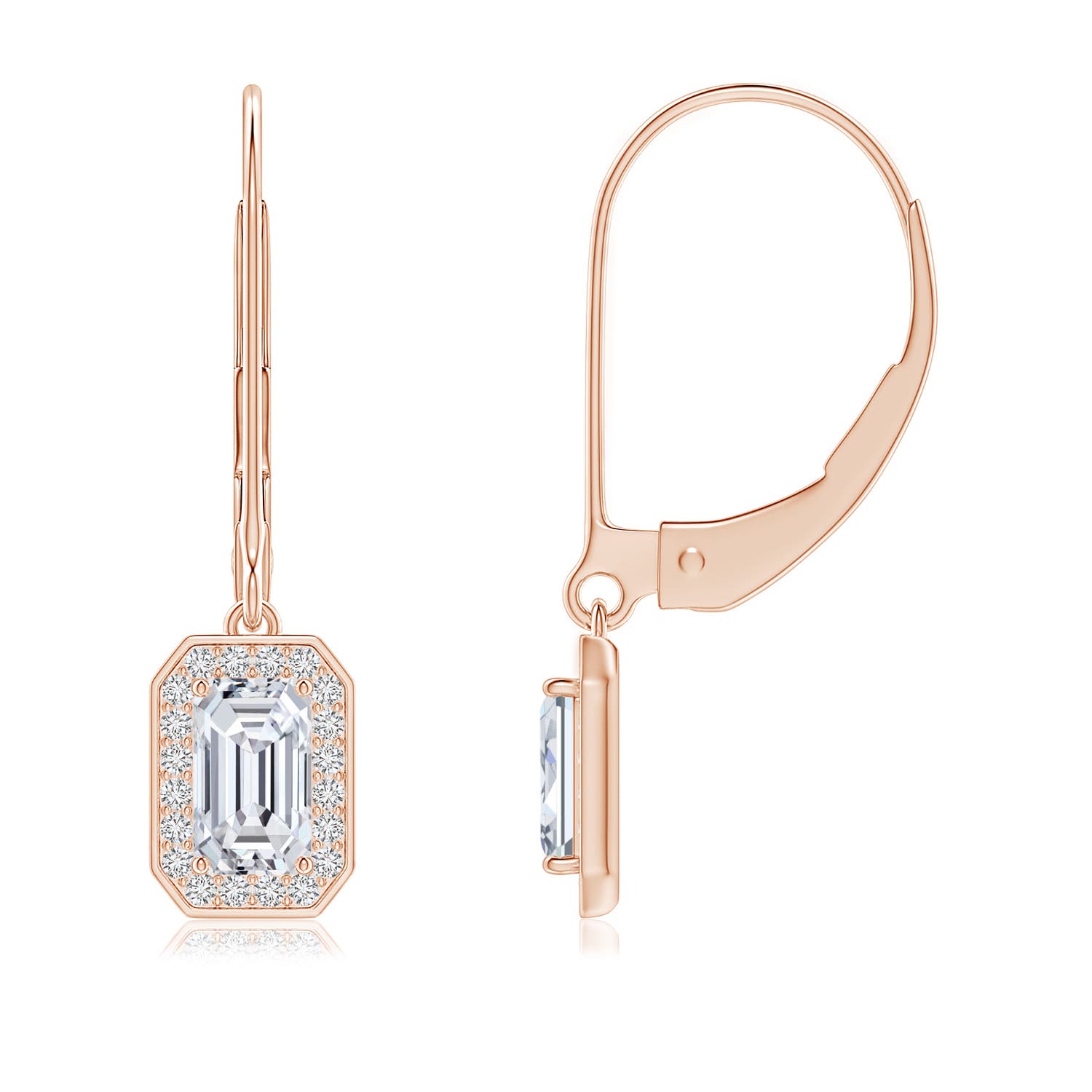 H, SI2 / 0.76 CT / 14 KT Rose Gold