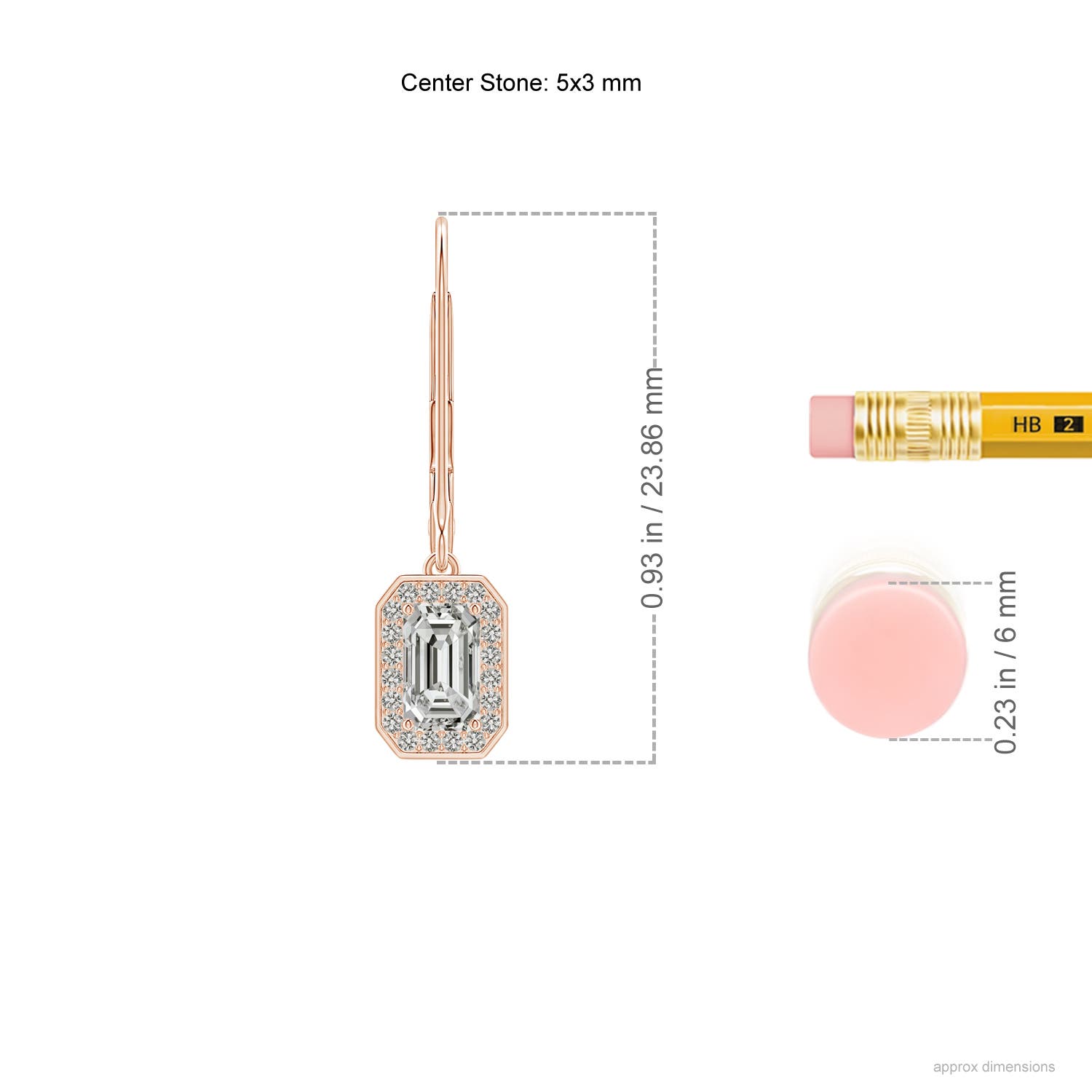 K, I3 / 0.76 CT / 14 KT Rose Gold