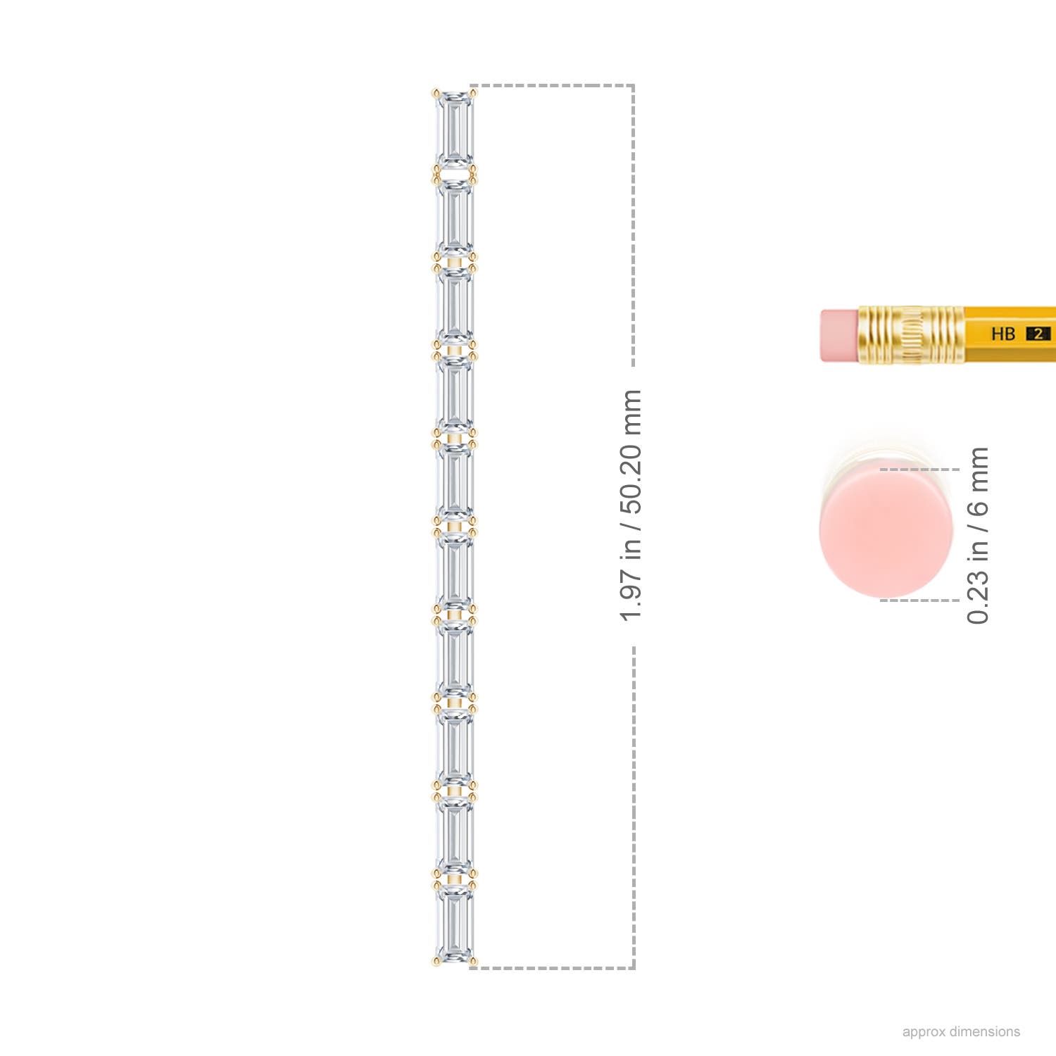 F-G, VS / 2.2 CT / 14 KT Yellow Gold