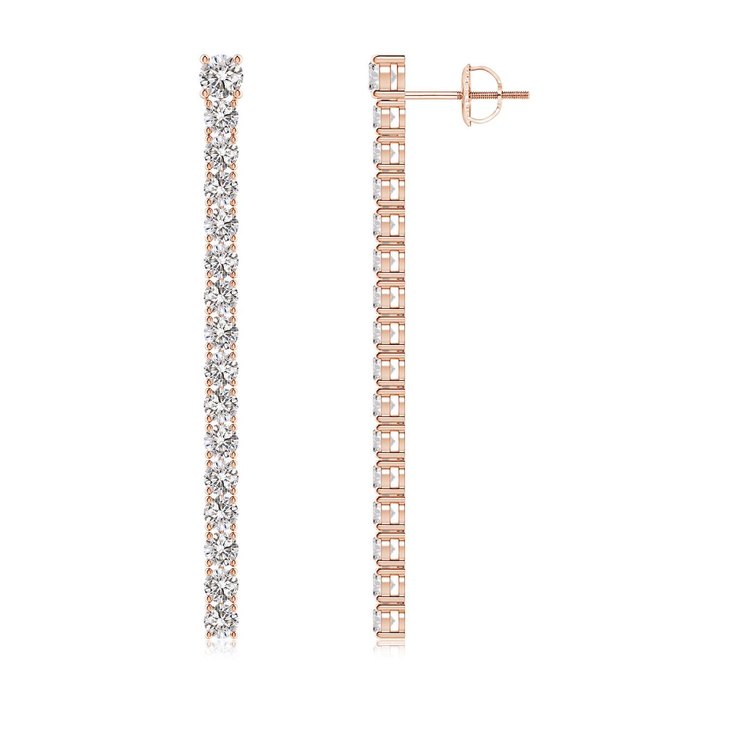 I-J, I1-I2 / 2.32 CT / 14 KT Rose Gold