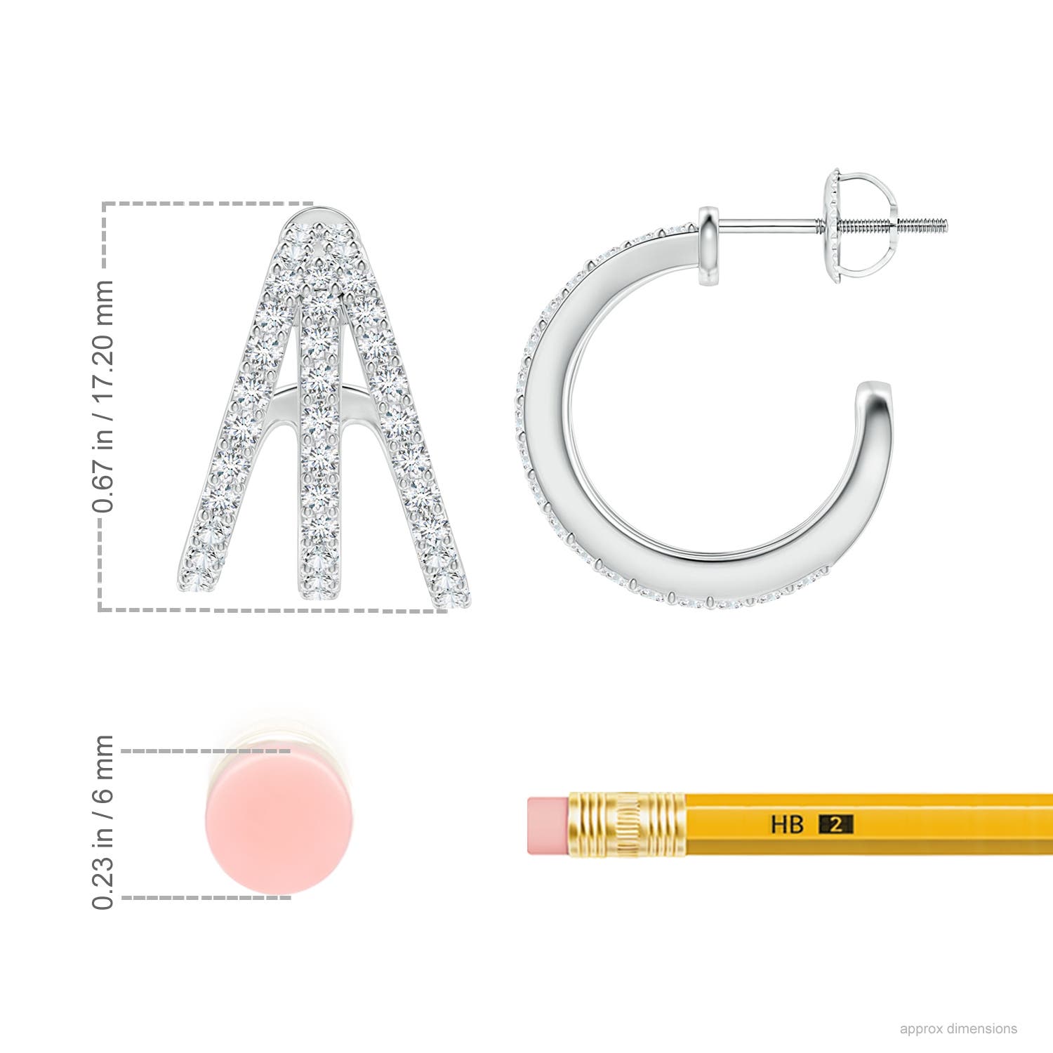 F-G, VS / 1.52 CT / 14 KT White Gold