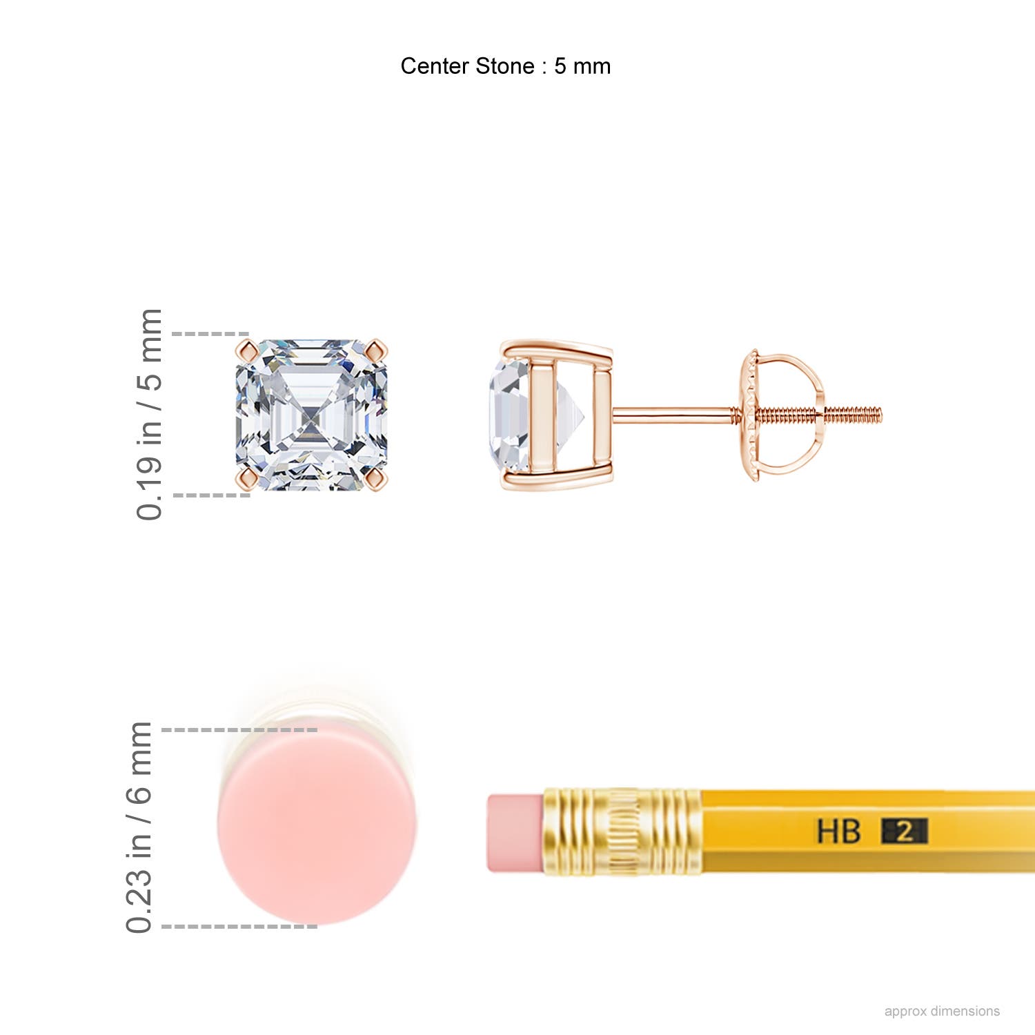 F-G, VS / 1.6 CT / 14 KT Rose Gold