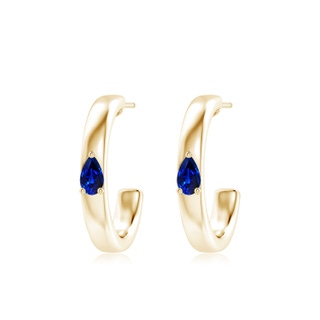 Pear AAAA Blue Sapphire