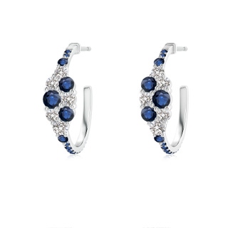 Round AA Blue Sapphire