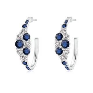 Round AA Blue Sapphire