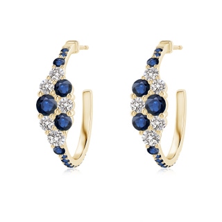 Round AA Blue Sapphire