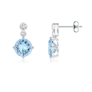 Round AAA Aquamarine