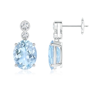 Oval AA Aquamarine