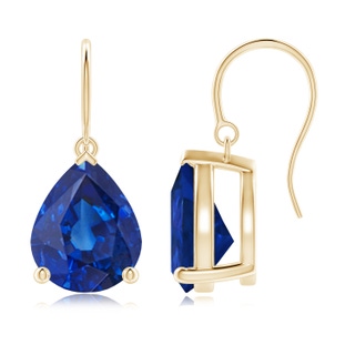 Pear AAA Blue Sapphire